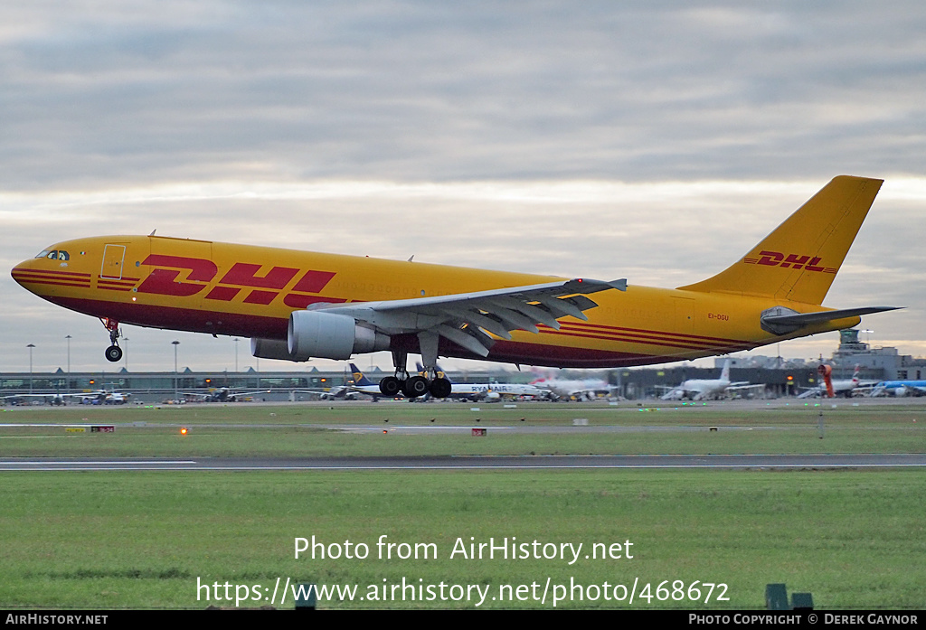 Aircraft Photo of EI-DGU | Airbus A300B4-622(F) | DHL International | AirHistory.net #468672