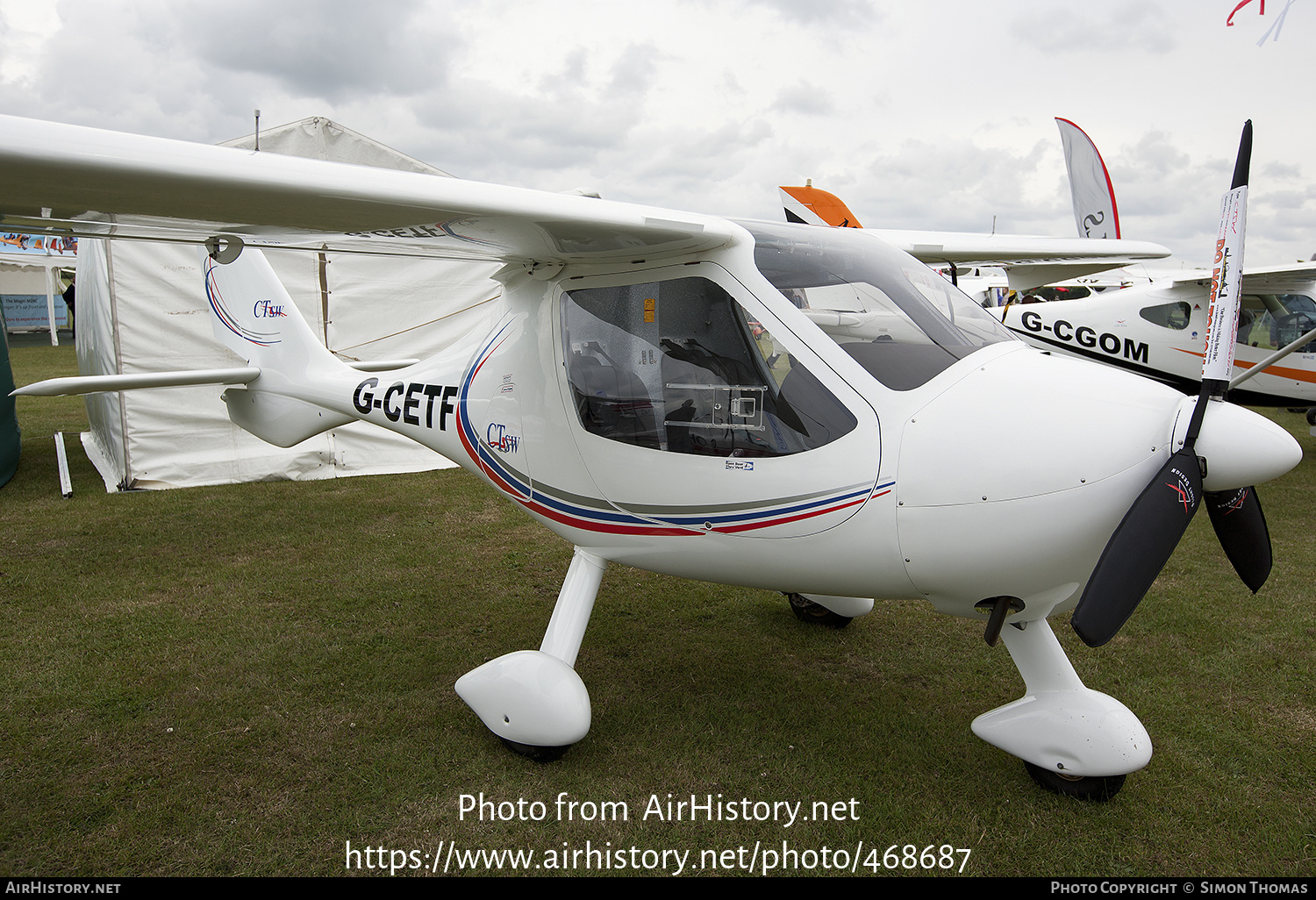 Aircraft Photo of G-CETF | Flight Design CT-SW | AirHistory.net #468687