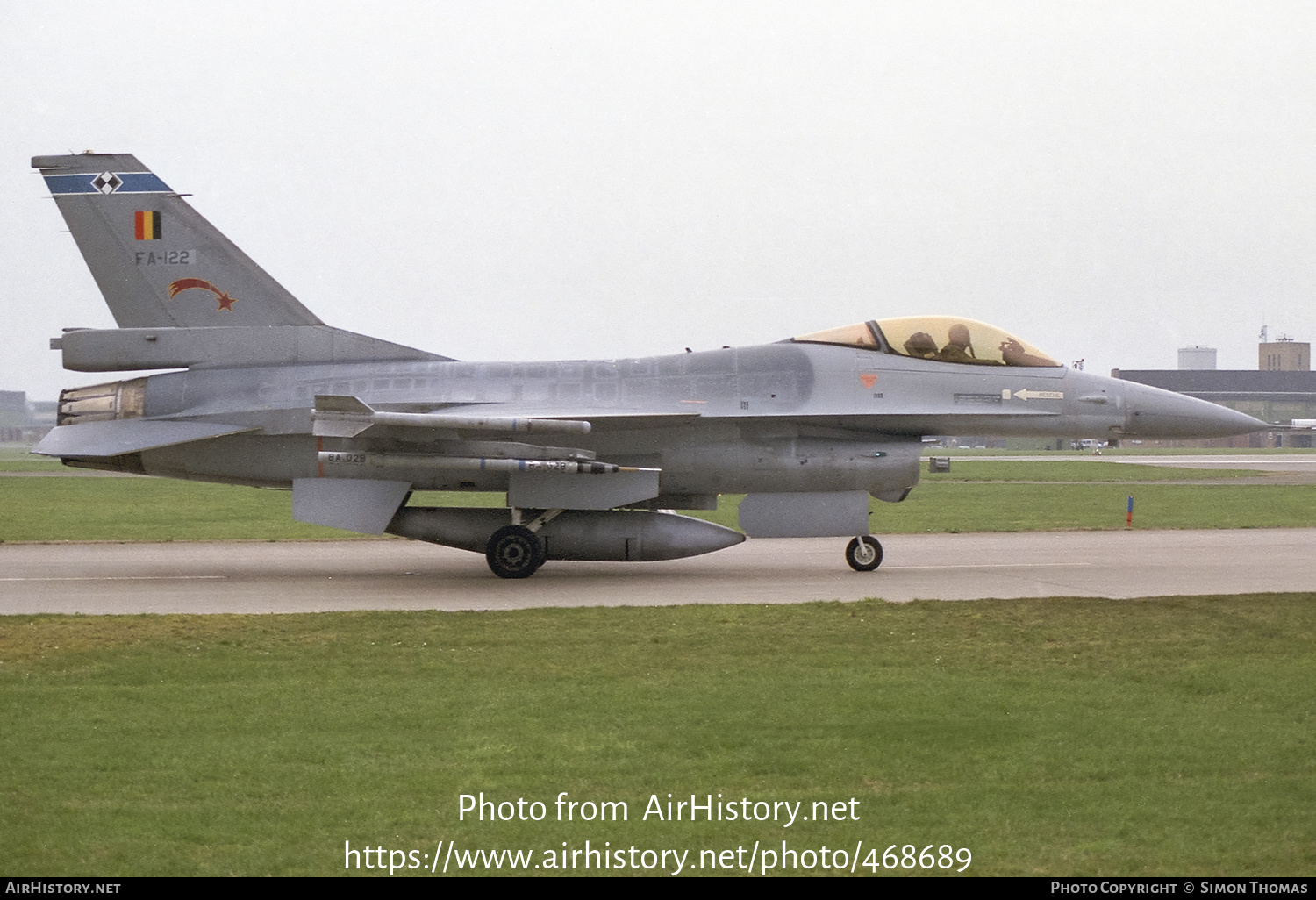 Aircraft Photo of FA122 | General Dynamics F-16A Fighting Falcon | Belgium - Air Force | AirHistory.net #468689