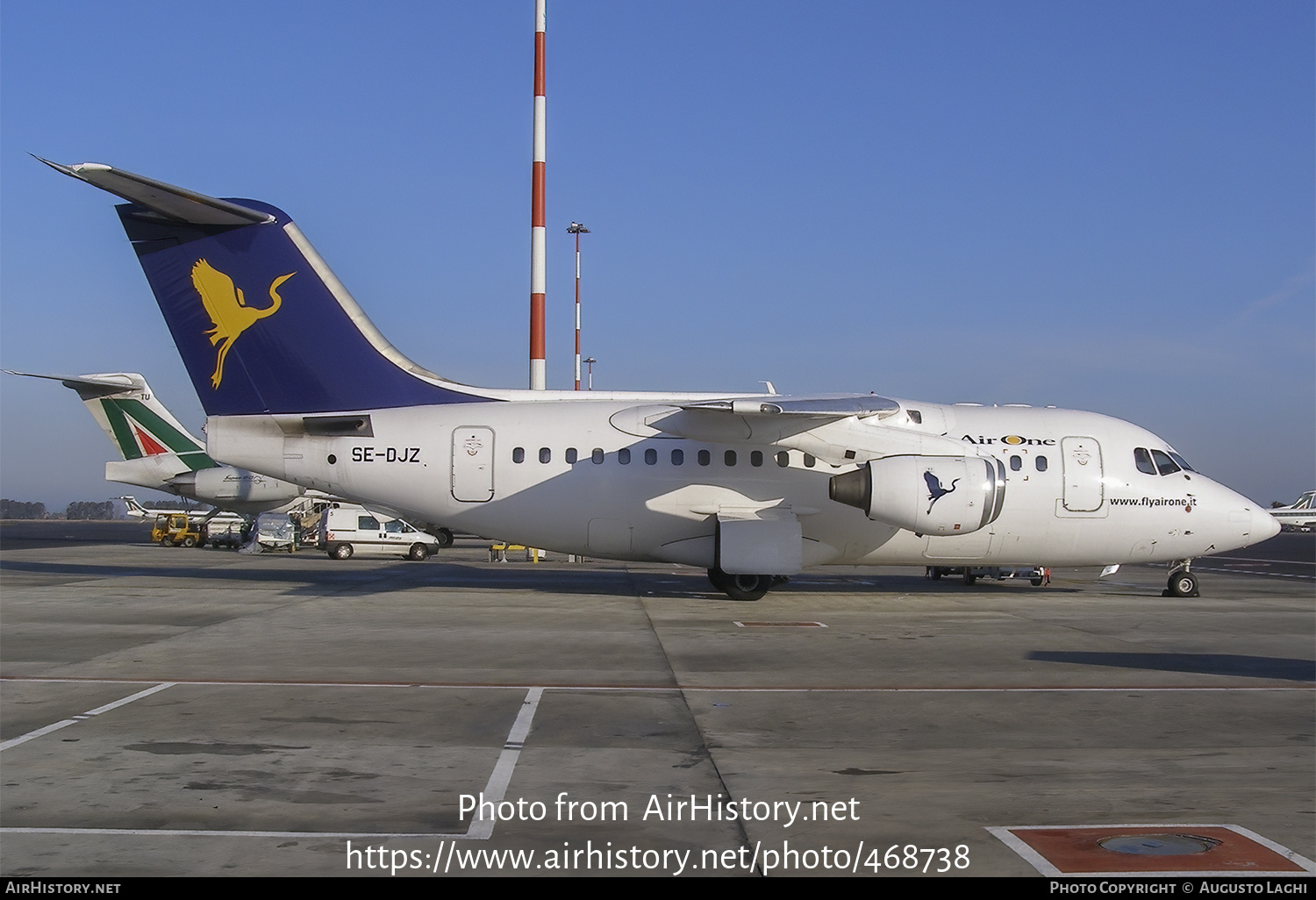 Aircraft Photo of SE-DJZ | British Aerospace Avro 146-RJ70 | Air One | AirHistory.net #468738