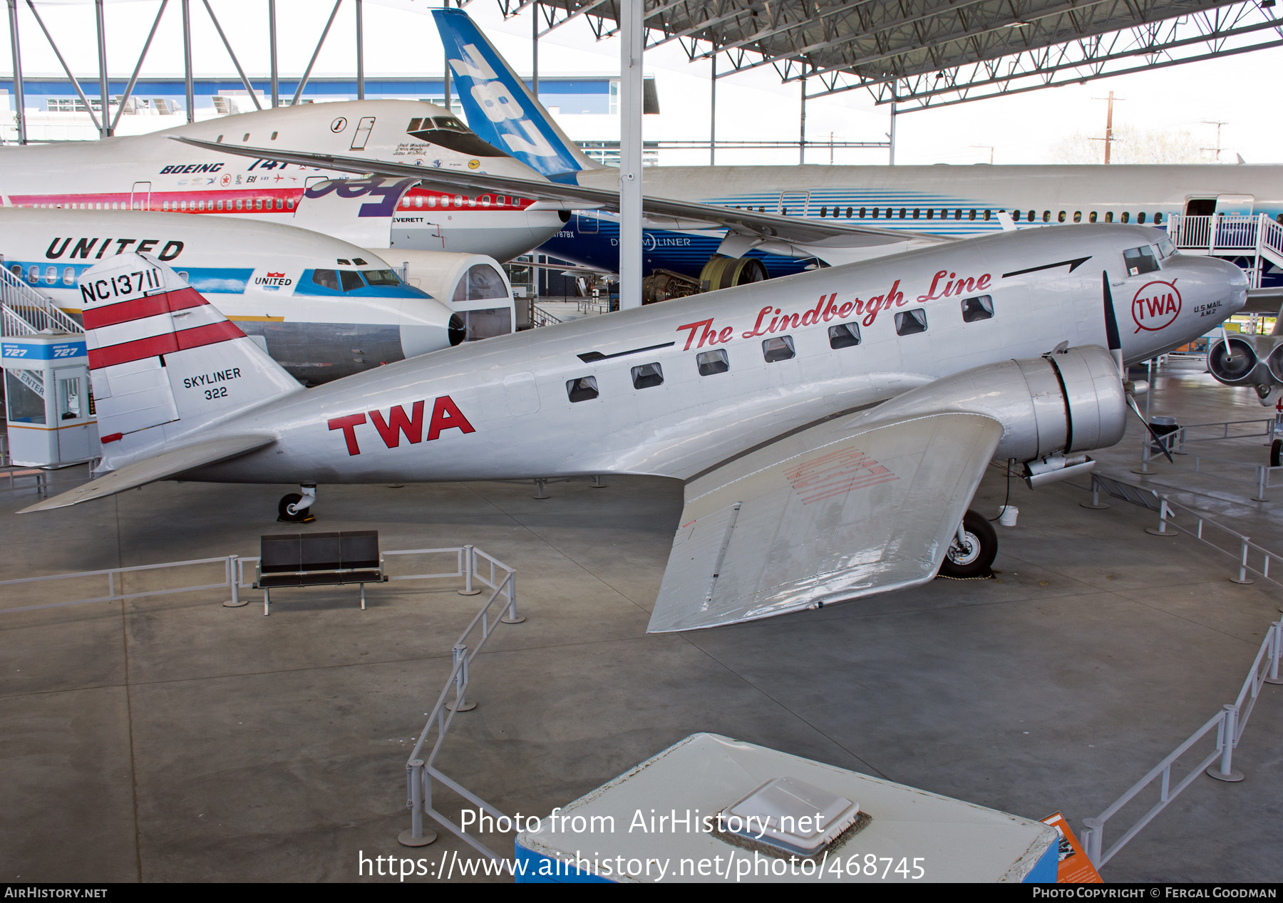 Aircraft Photo of N13711 / NC13711 | Douglas DC-2-118B | TWA - Transcontinental and Western Air | AirHistory.net #468745