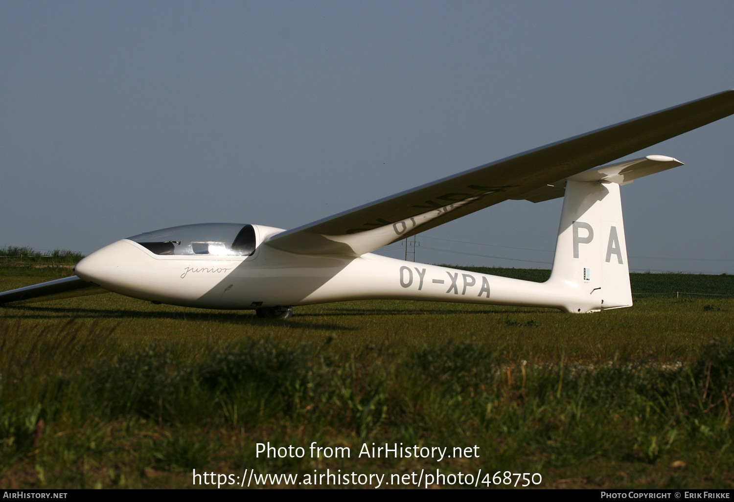 Aircraft Photo of OY-XPA | PZL-Bielsko SZD-51-1 Junior | AirHistory.net #468750