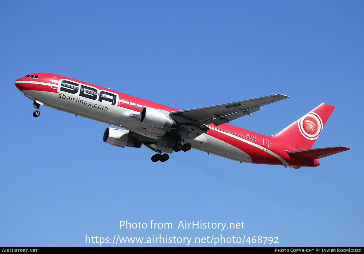 Aircraft Photo of TF-LLB | Boeing 767-3Y0/ER | SBA Airlines | AirHistory.net #468792