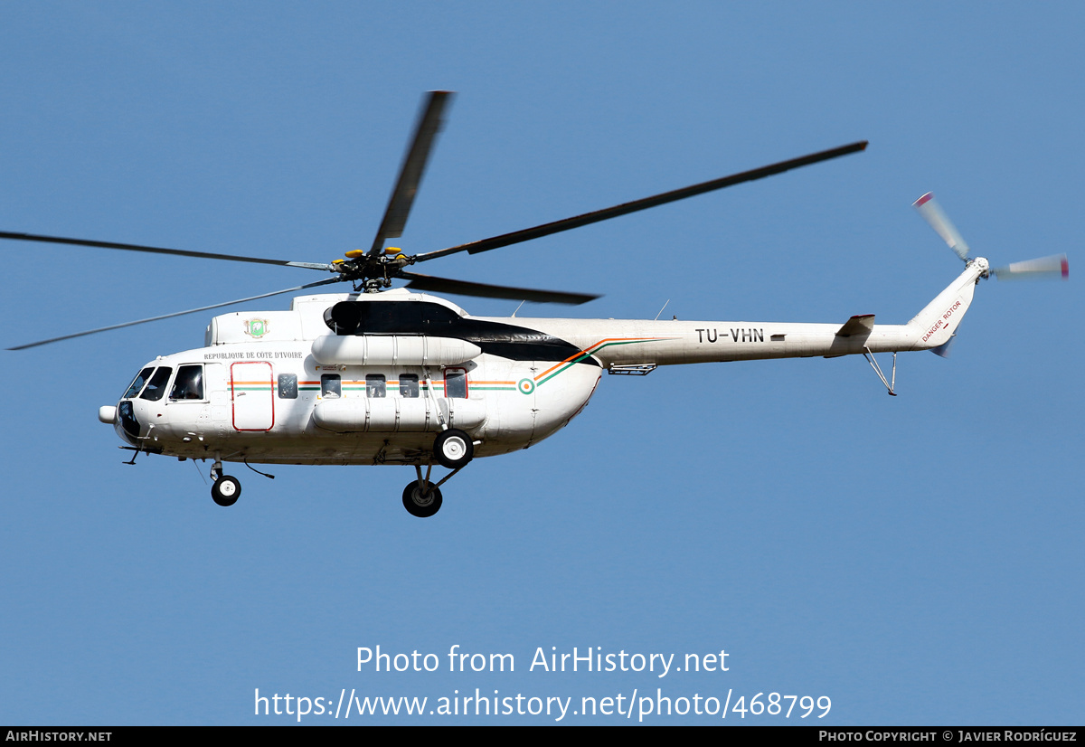 Aircraft Photo of TU-VHN | Mil Mi-8P | Ivory Coast - Air Force ...