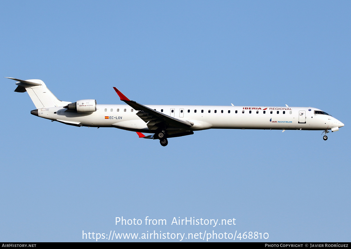 Aircraft Photo of EC-LOV | Bombardier CRJ-1000 (CL-600-2E25) | Iberia Regional | AirHistory.net #468810