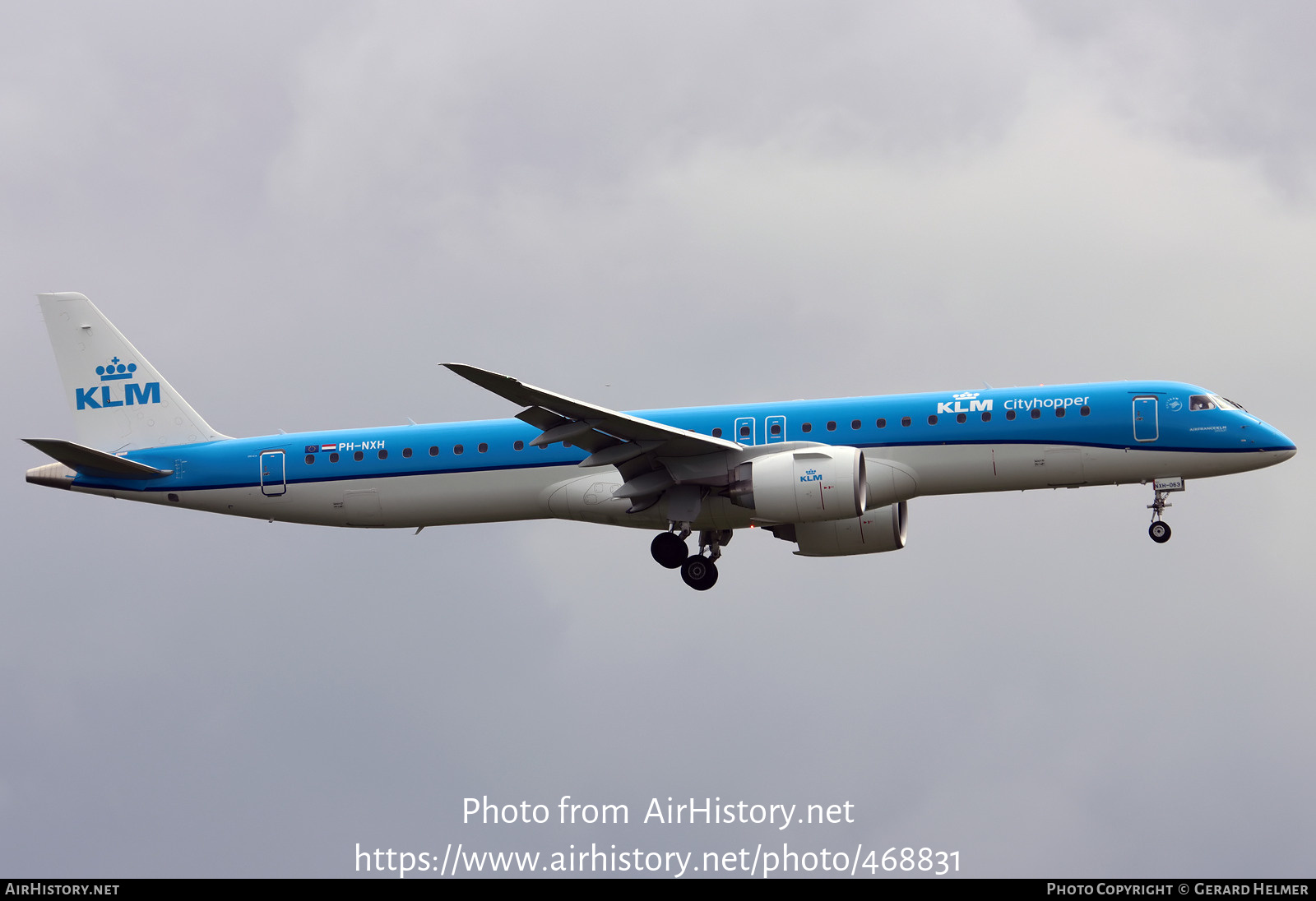 Aircraft Photo of PH-NXH | Embraer 195-E2 (ERJ-190-400) | KLM Cityhopper | AirHistory.net #468831