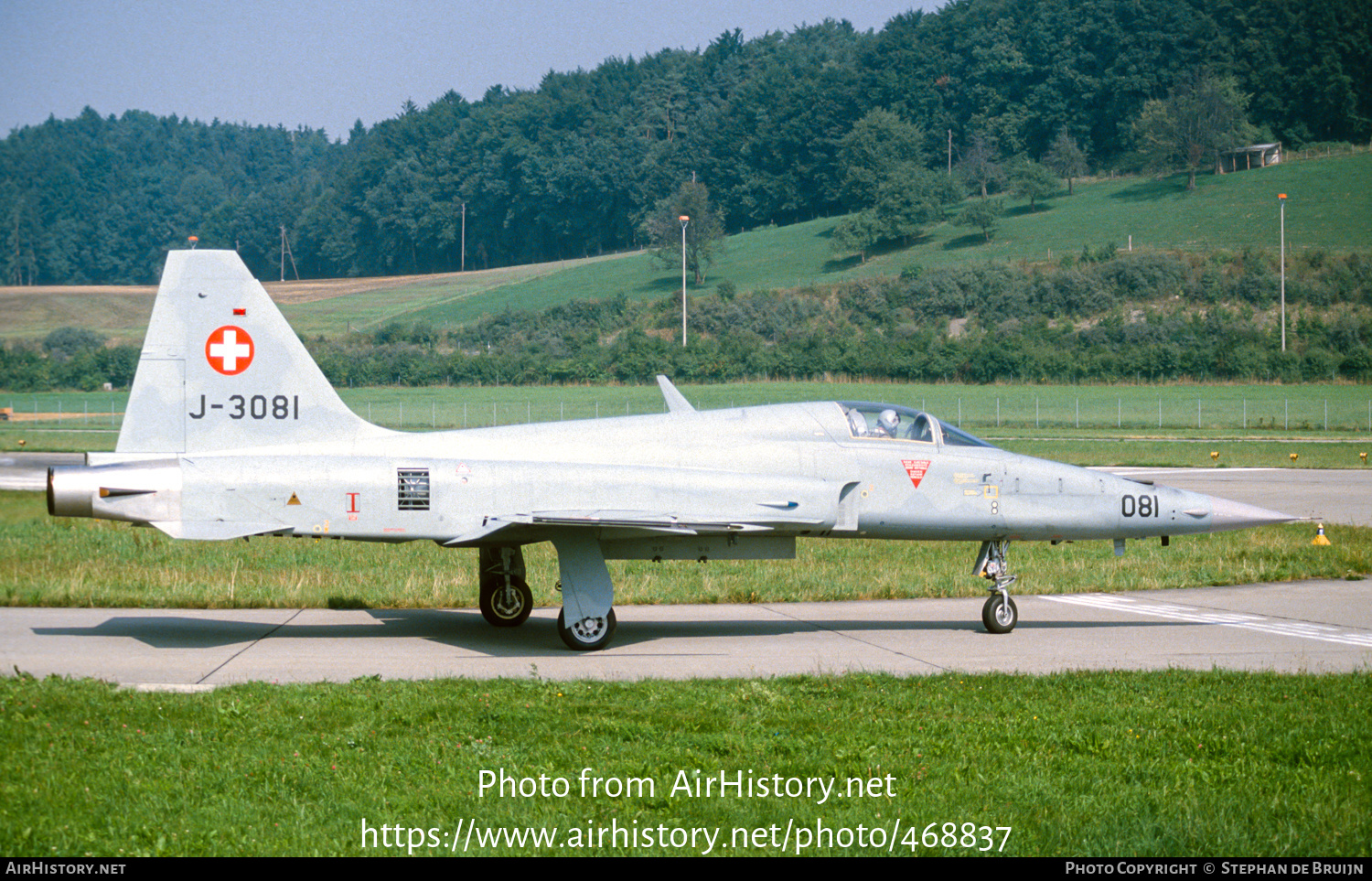 Aircraft Photo of J-3081 | Northrop F-5E Tiger II | Switzerland - Air Force | AirHistory.net #468837