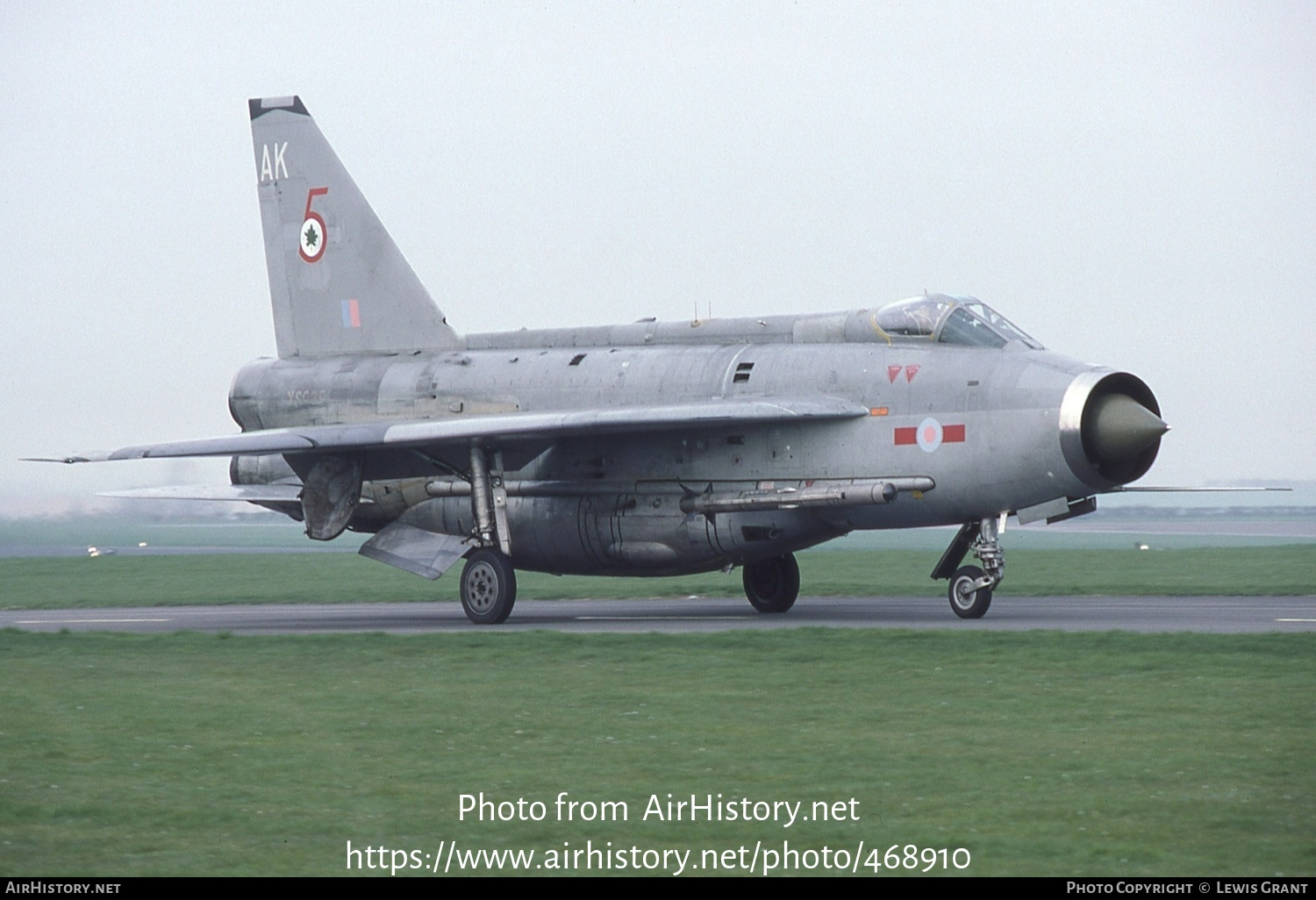 Aircraft Photo of XS935 | English Electric Lightning F6 | UK - Air Force | AirHistory.net #468910