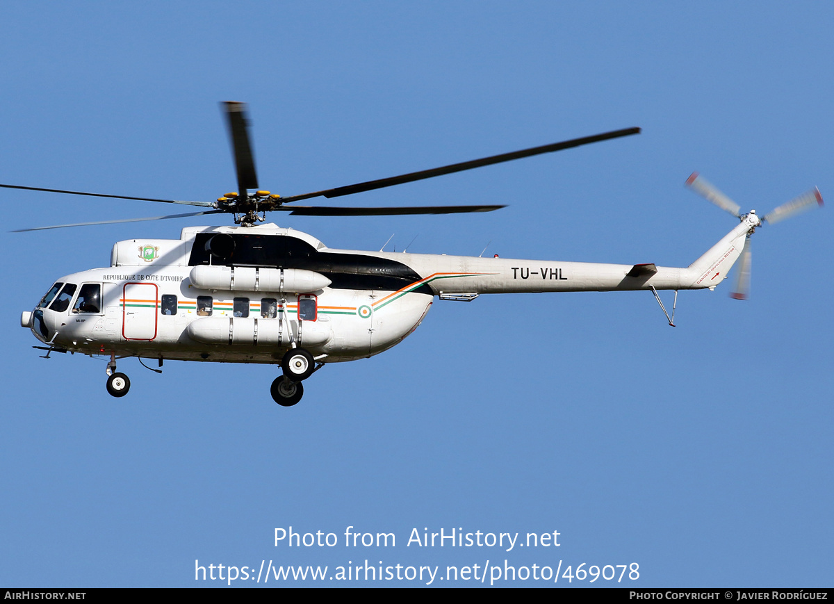 Aircraft Photo of TU-VHL | Mil Mi-8P | Ivory Coast - Air Force ...