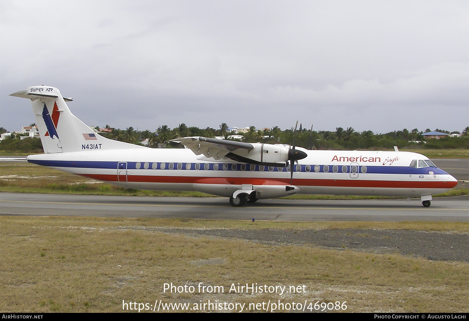 Aircraft Photo of N431AT | ATR ATR-72-212 | American Eagle | AirHistory.net #469086