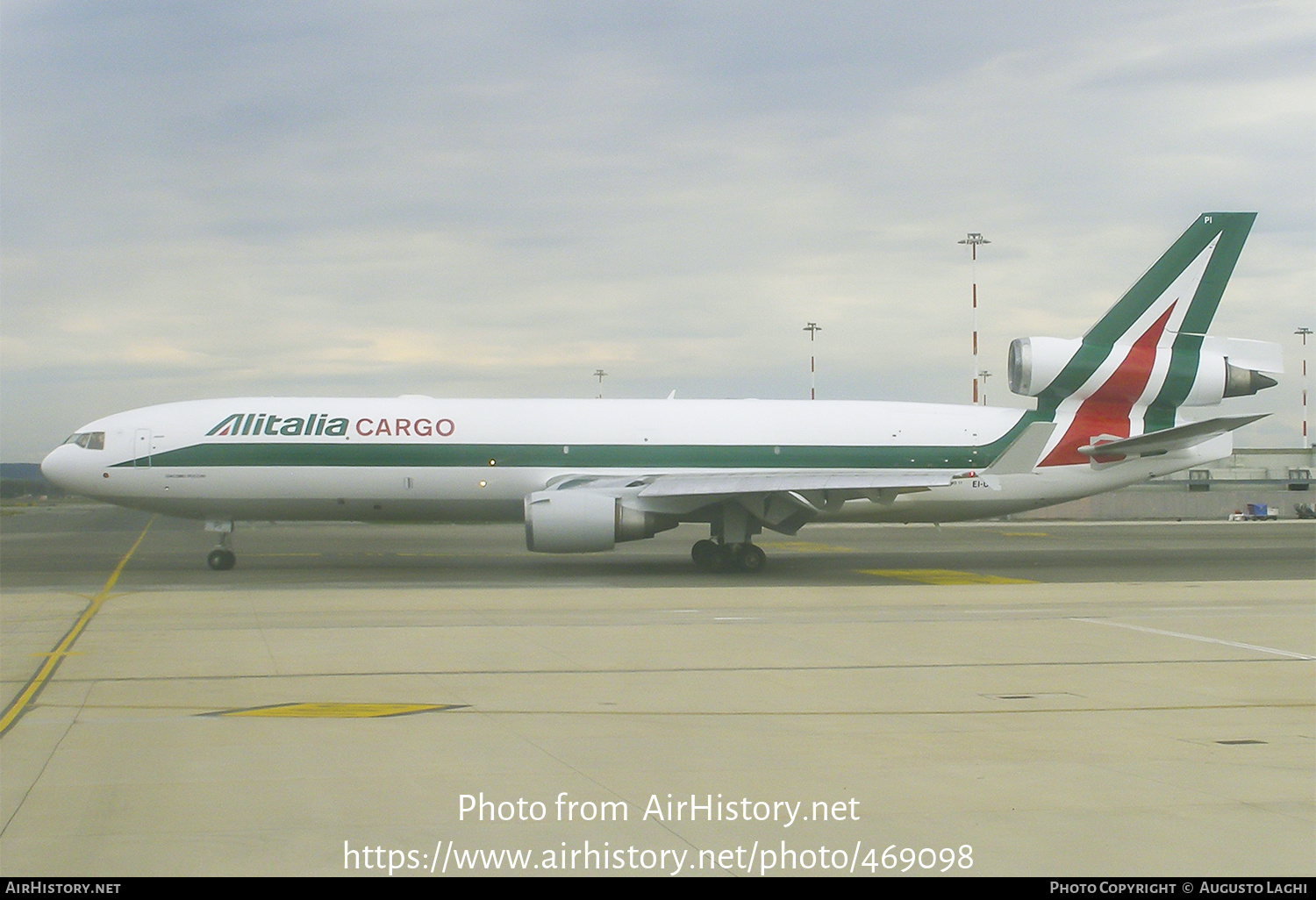 Aircraft Photo of EI-UPI | McDonnell Douglas MD-11/F | Alitalia Cargo | AirHistory.net #469098