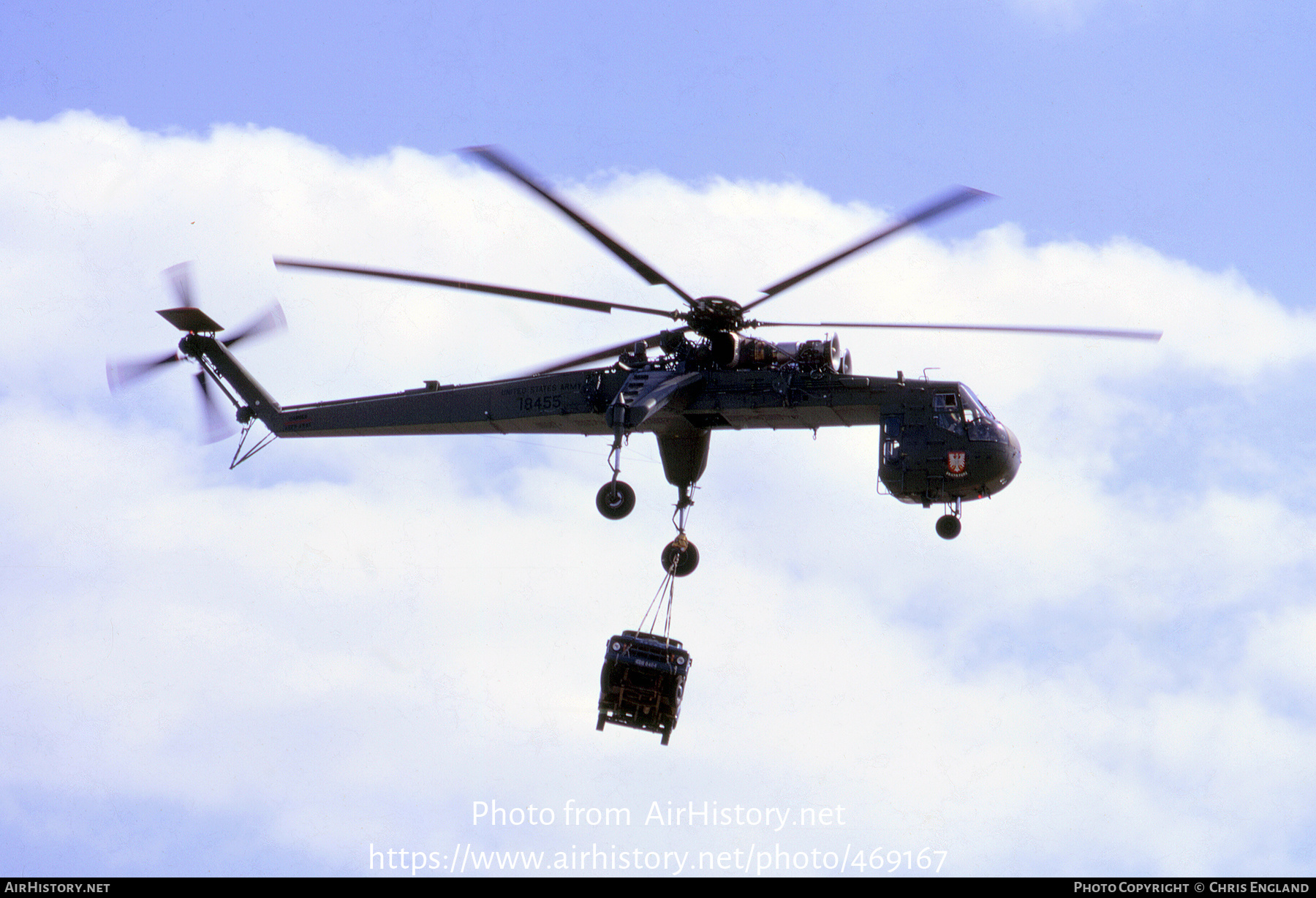 Aircraft Photo of 68-18455 / 18455 | Sikorsky CH-54A Tarhe (S-64A) | USA - Army | AirHistory.net #469167