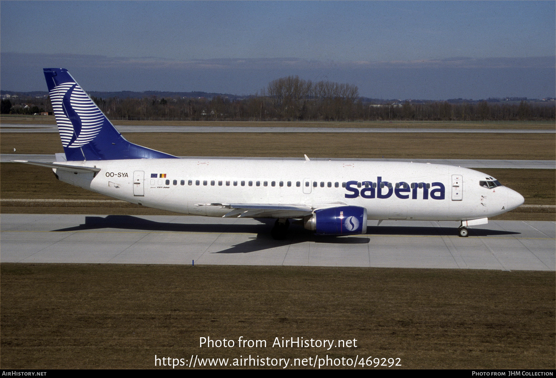 Aircraft Photo of OO-SYA | Boeing 737-329 | Sabena | AirHistory.net #469292