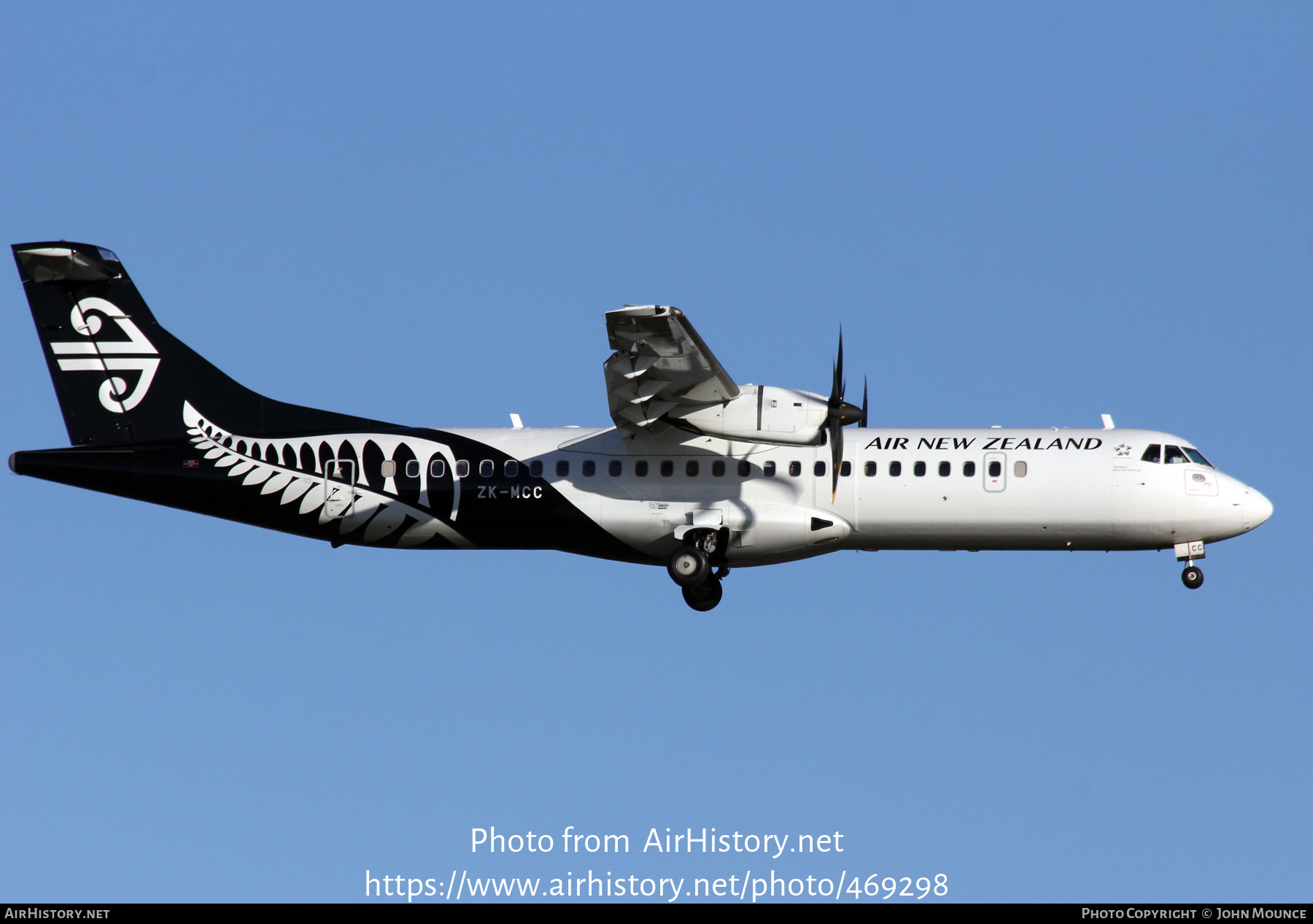 Aircraft Photo of ZK-MCC | ATR ATR-72-500 (ATR-72-212A) | Air New Zealand Link | AirHistory.net #469298