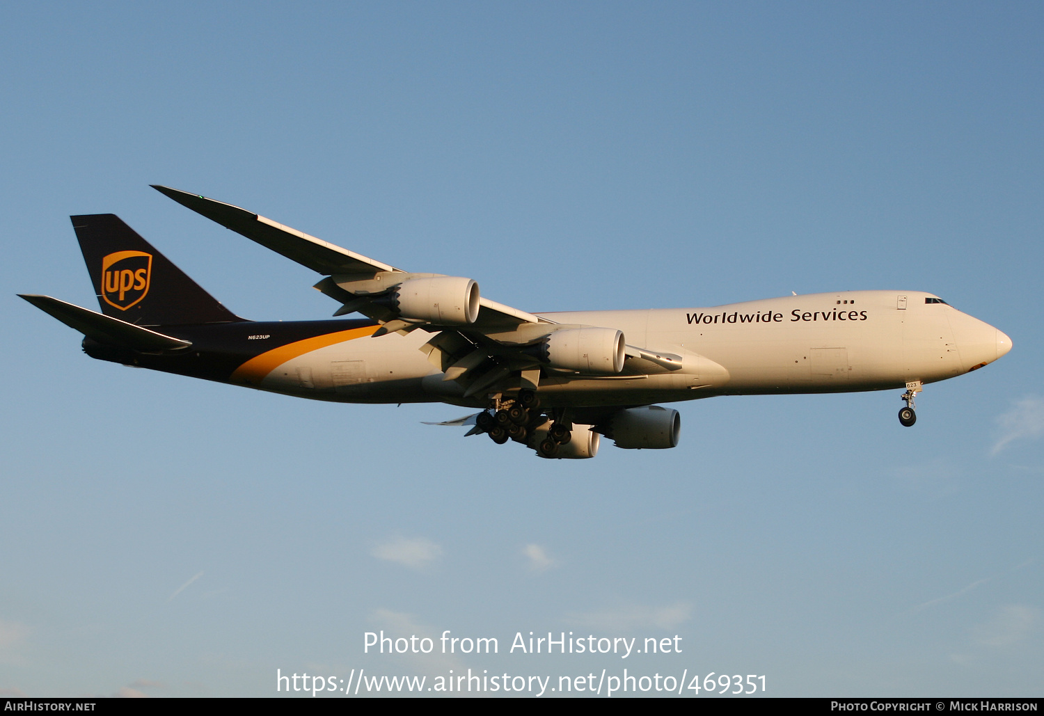 Aircraft Photo of N623UP | Boeing 747-8F | United Parcel Service - UPS | AirHistory.net #469351