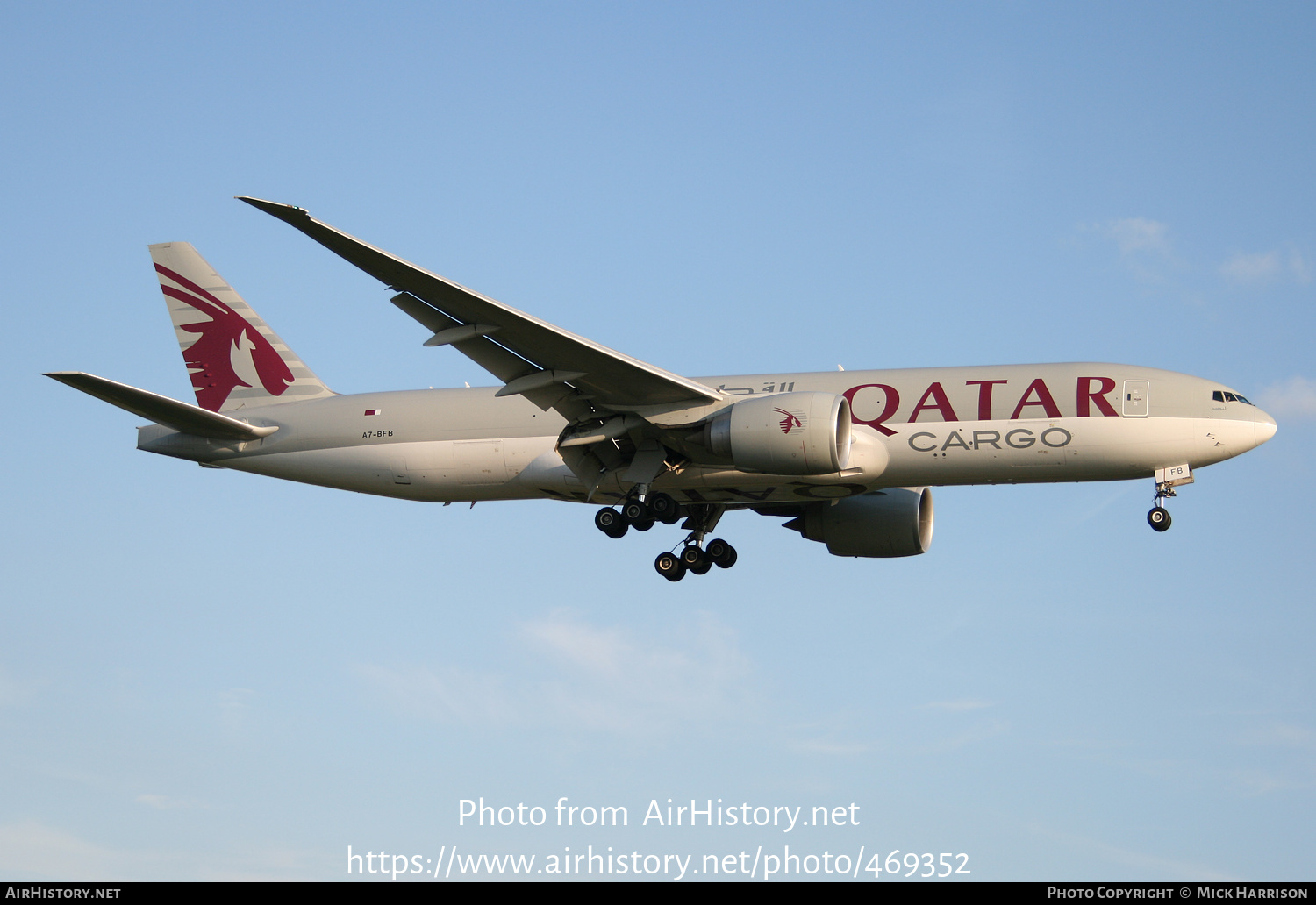 Aircraft Photo of A7-BFB | Boeing 777-FDZ | Qatar Airways Cargo | AirHistory.net #469352