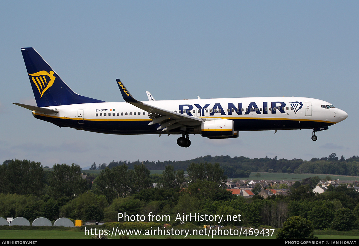 Aircraft Photo of EI-DCW | Boeing 737-8AS | Ryanair | AirHistory.net #469437