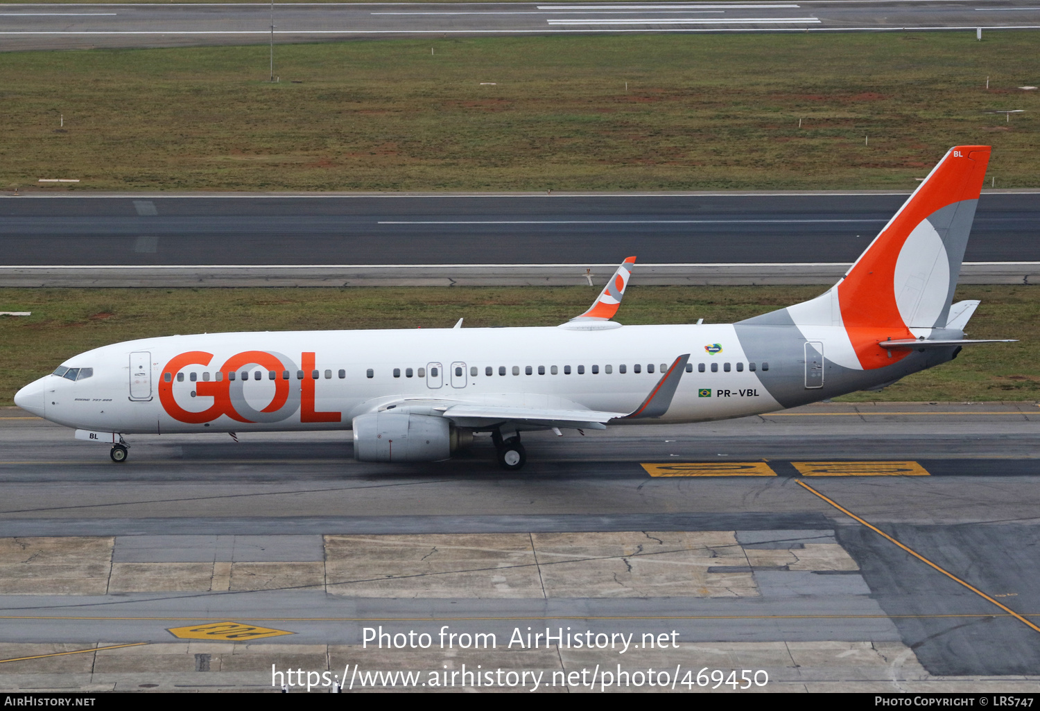 Aircraft Photo of PR-VBL | Boeing 737-8EH | GOL Linhas Aéreas | AirHistory.net #469450