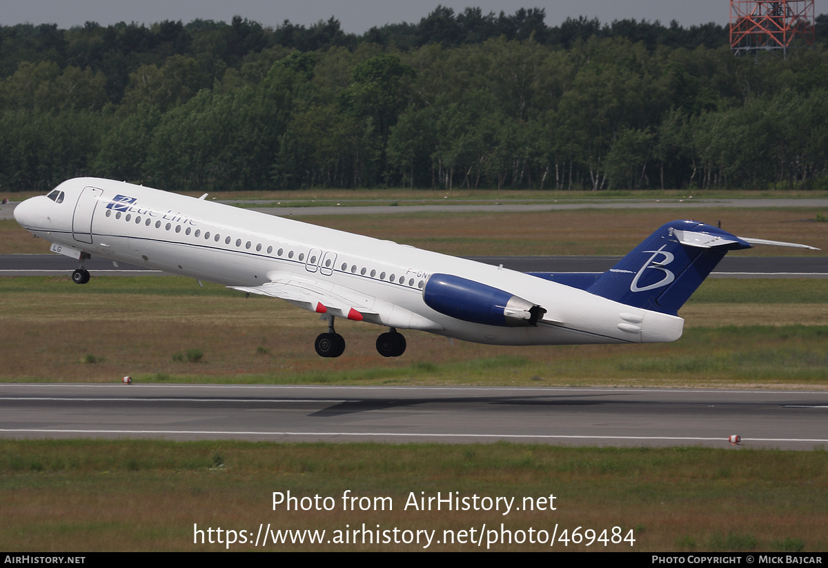 Aircraft Photo of F-GNLG | Fokker 100 (F28-0100) | Blue Line | AirHistory.net #469484