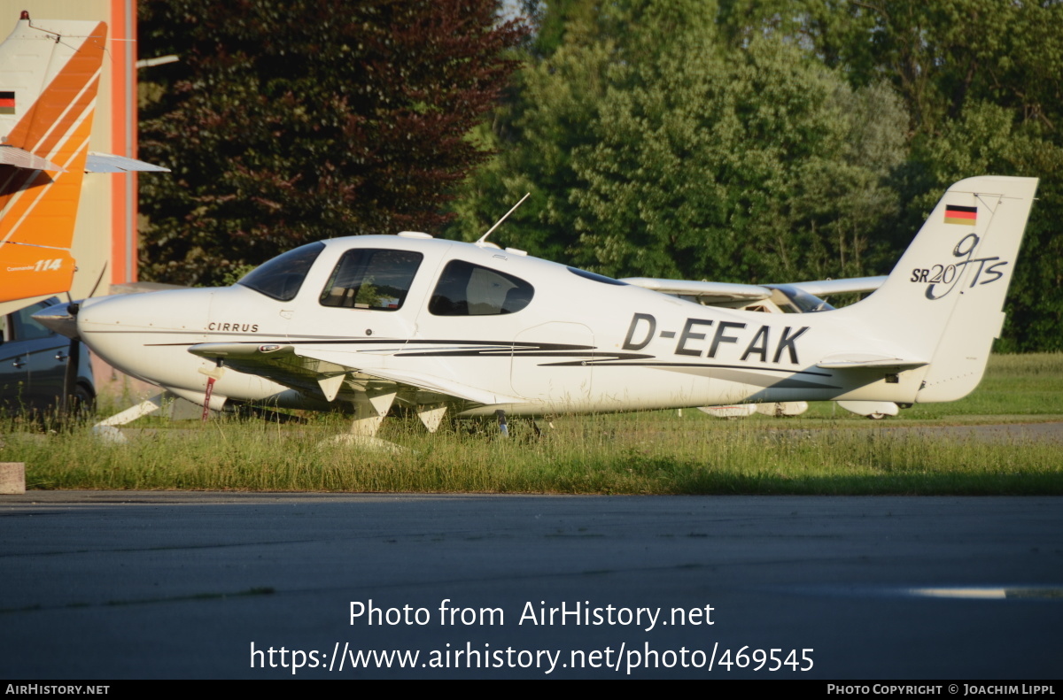 Aircraft Photo of D-EFAK | Cirrus SR-20 G2-GTS | AirHistory.net #469545