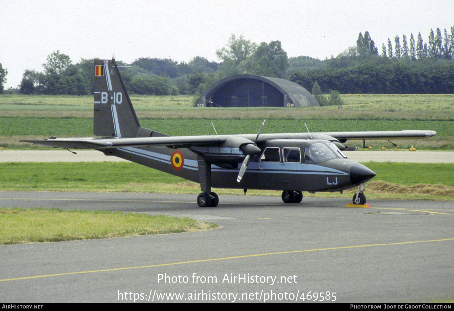 Aircraft Photo of B-10 | Britten-Norman BN-2A-20 Islander | Belgium - Army | AirHistory.net #469585