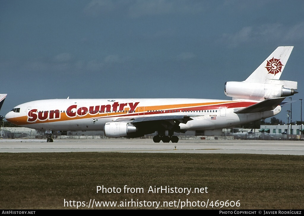 Aircraft Photo of N154SY | McDonnell Douglas DC-10-15 | Sun Country Airlines | AirHistory.net #469606