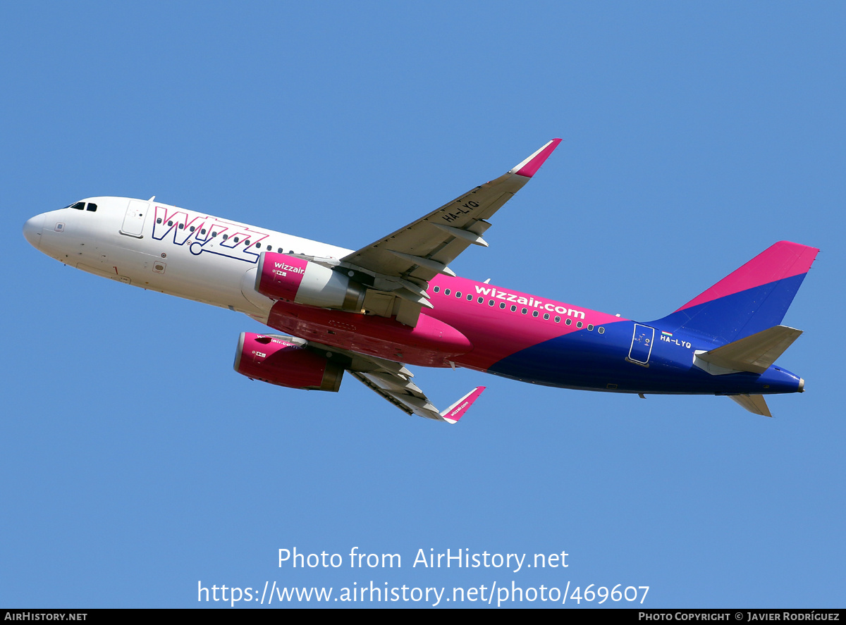 Aircraft Photo of HA-LYQ | Airbus A320-232 | Wizz Air | AirHistory.net #469607