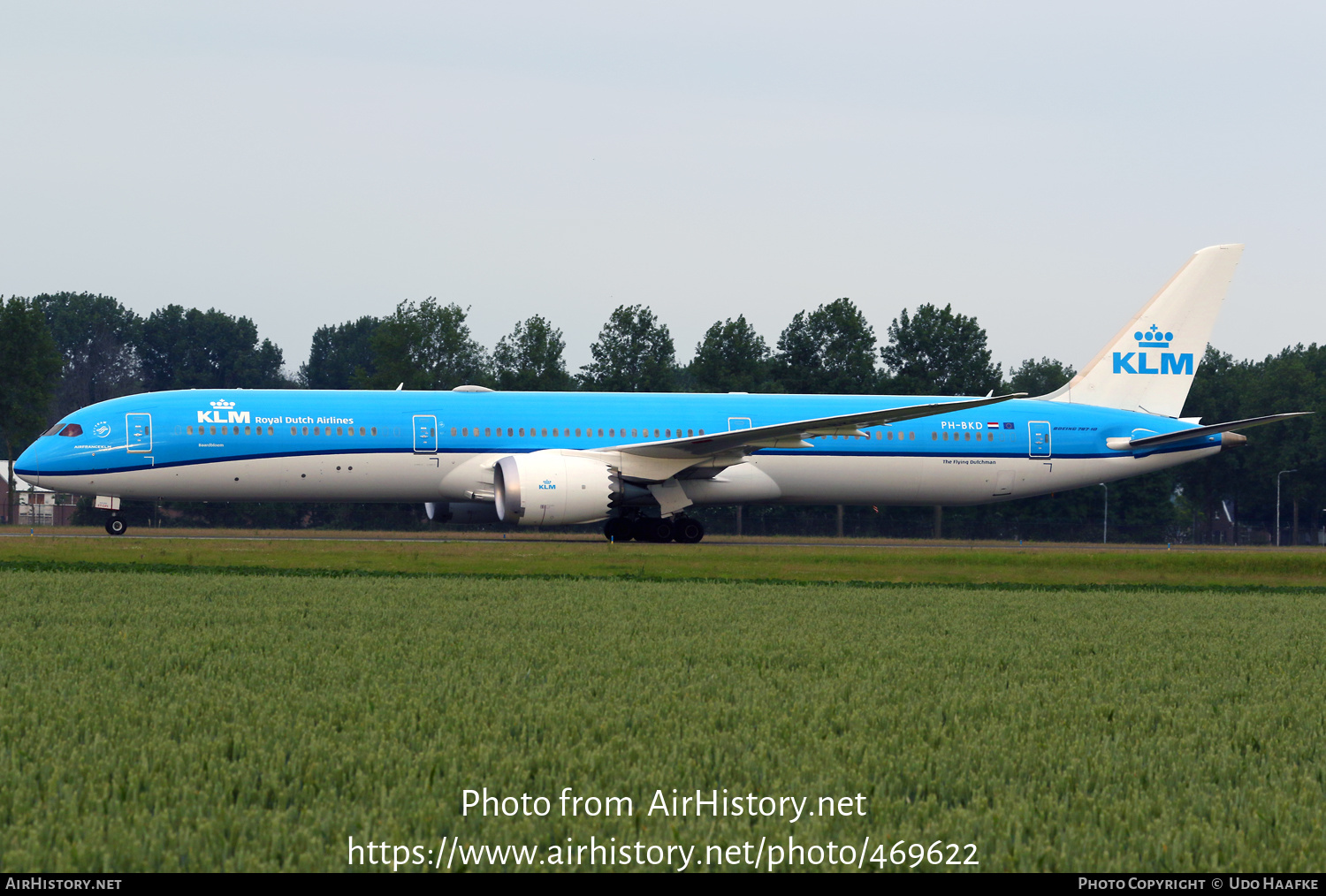 Aircraft Photo of PH-BKD | Boeing 787-10 Dreamliner | KLM - Royal Dutch Airlines | AirHistory.net #469622