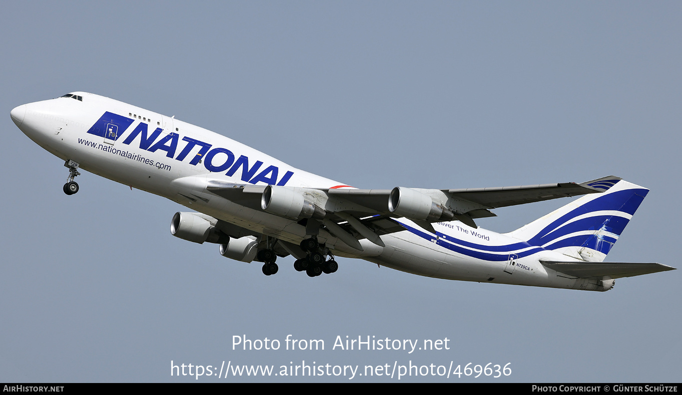 Aircraft Photo of N729CA | Boeing 747-412(BCF) | National Airlines | AirHistory.net #469636