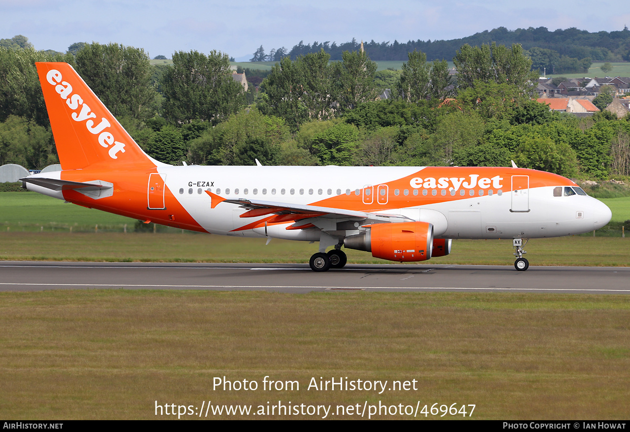 Aircraft Photo of G-EZAX | Airbus A319-111 | EasyJet | AirHistory.net #469647