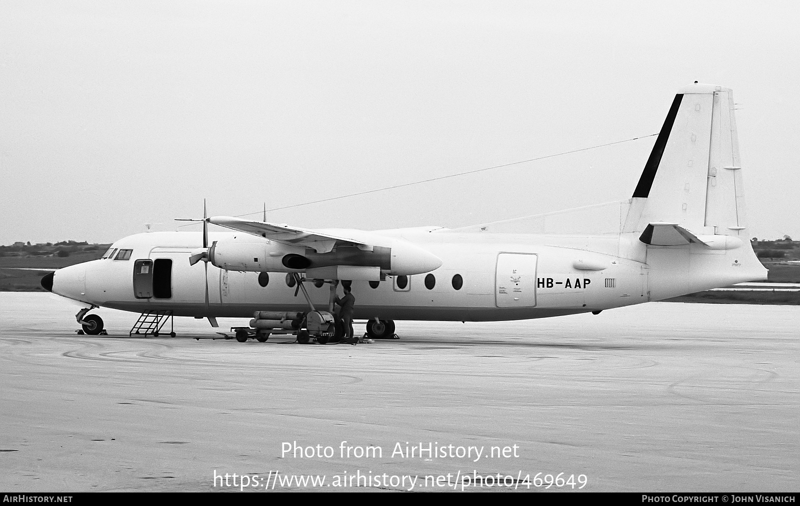 Aircraft Photo of HB-AAP | Fokker F27-400 Friendship | AirHistory.net #469649