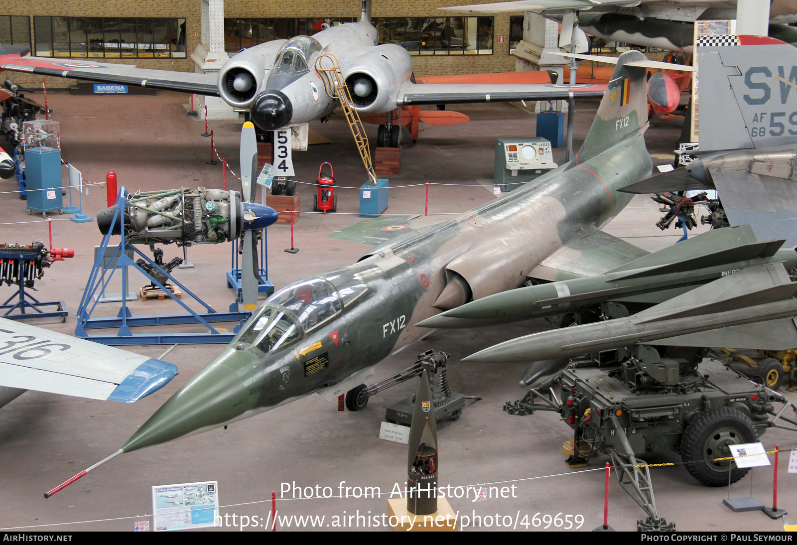 Aircraft Photo of FX12 | Lockheed F-104G Starfighter | Belgium - Air Force | AirHistory.net #469659