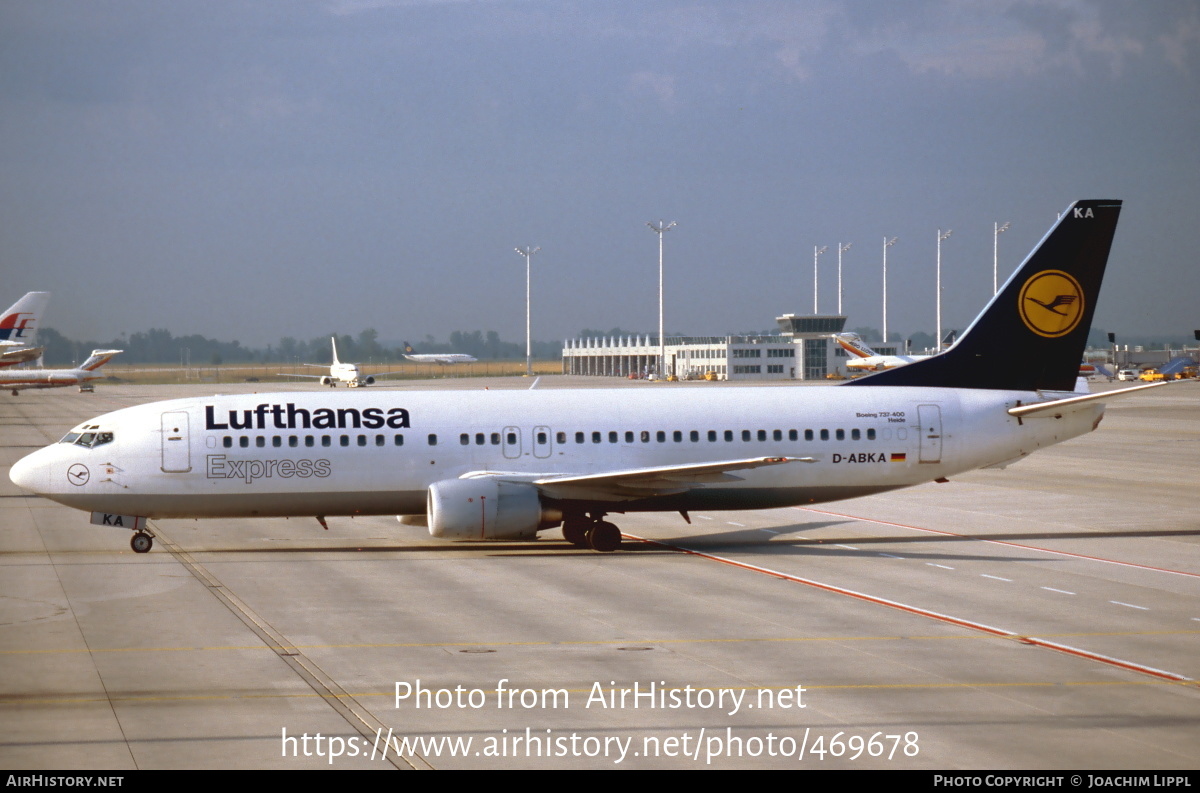 Aircraft Photo of D-ABKA | Boeing 737-430 | Lufthansa Express | AirHistory.net #469678