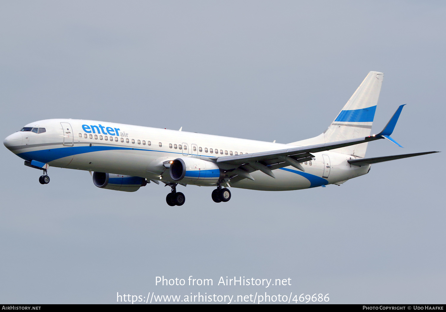 Aircraft Photo of SP-ESG | Boeing 737-8Q8 | Enter Air | AirHistory.net #469686