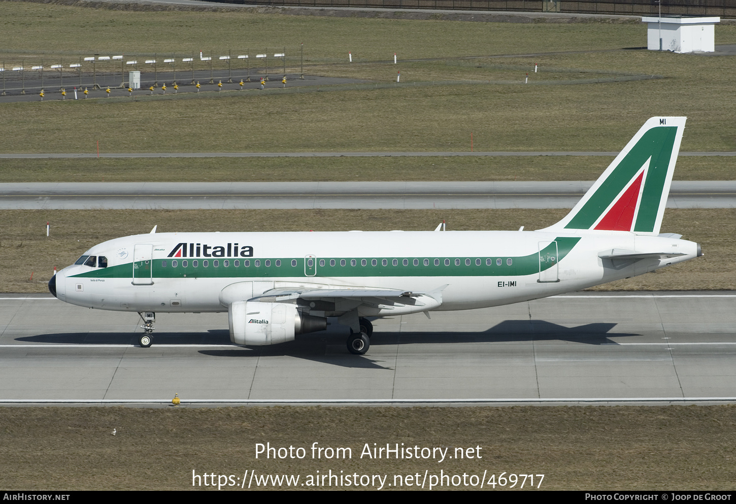 Aircraft Photo of EI-IMI | Airbus A319-112 | Alitalia | AirHistory.net #469717