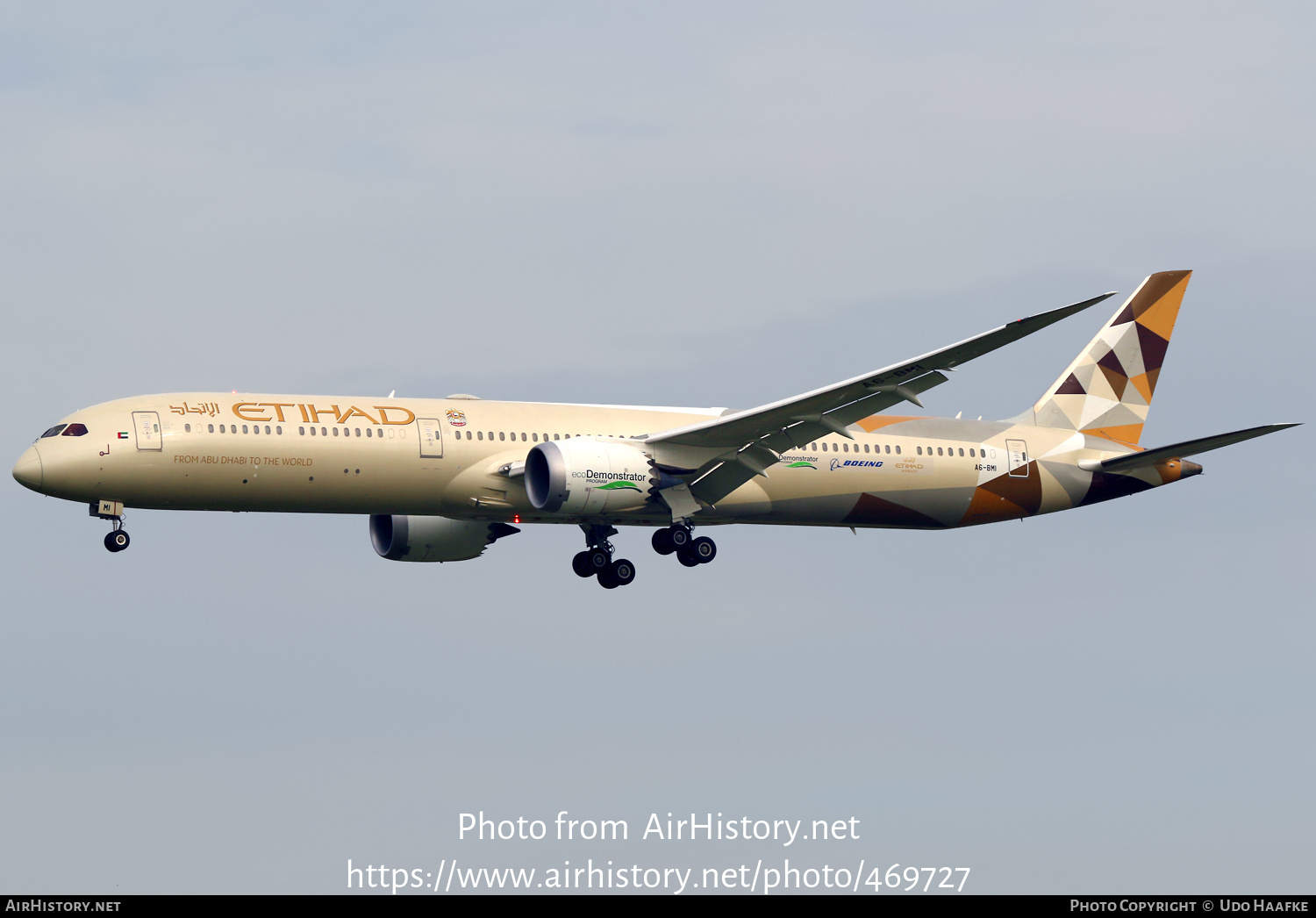 Aircraft Photo of A6-BMI | Boeing 787-10 Dreamliner | Etihad Airways | AirHistory.net #469727