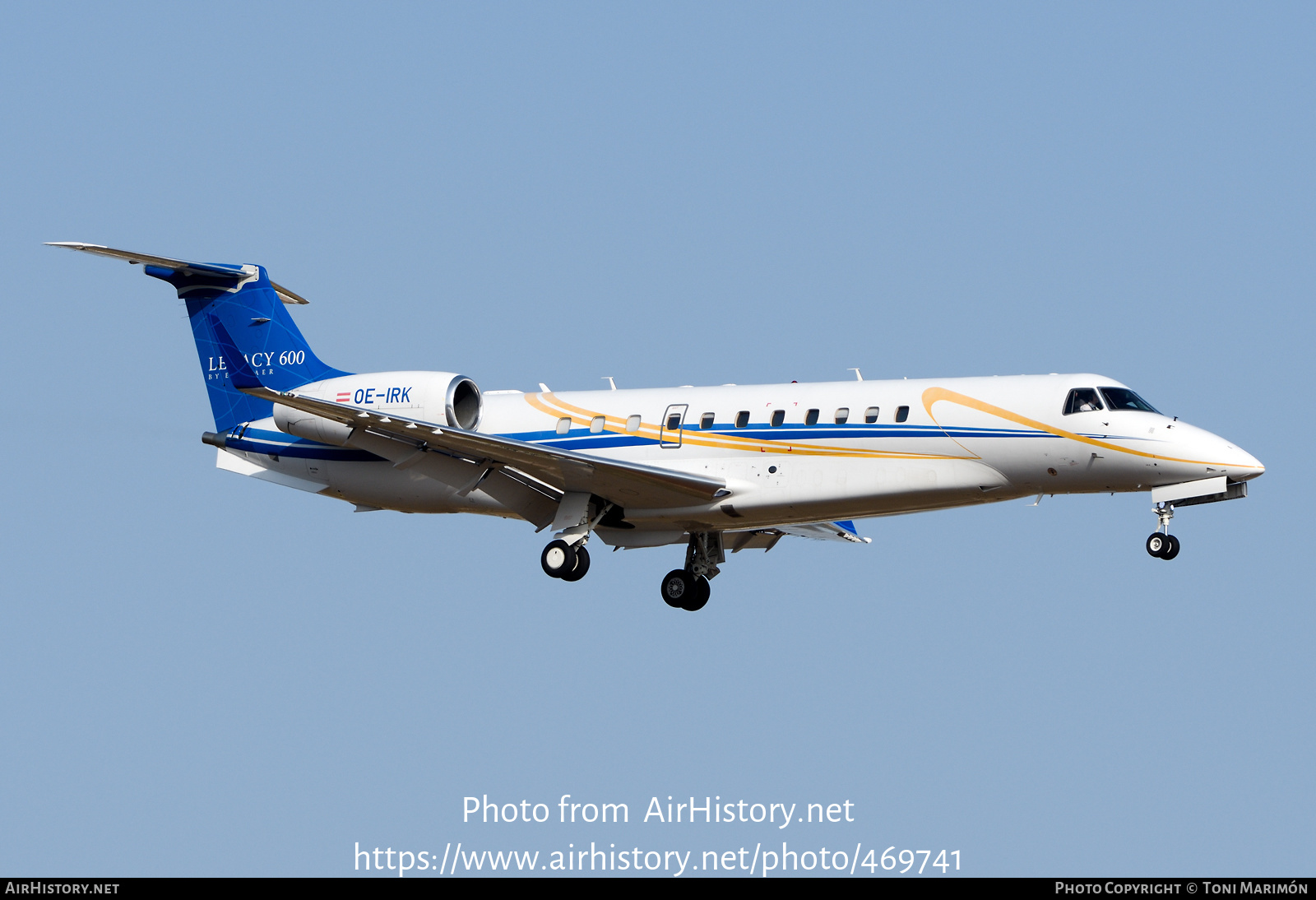 Aircraft Photo of OE-IRK | Embraer Legacy 600 (EMB-135BJ) | AirHistory.net #469741