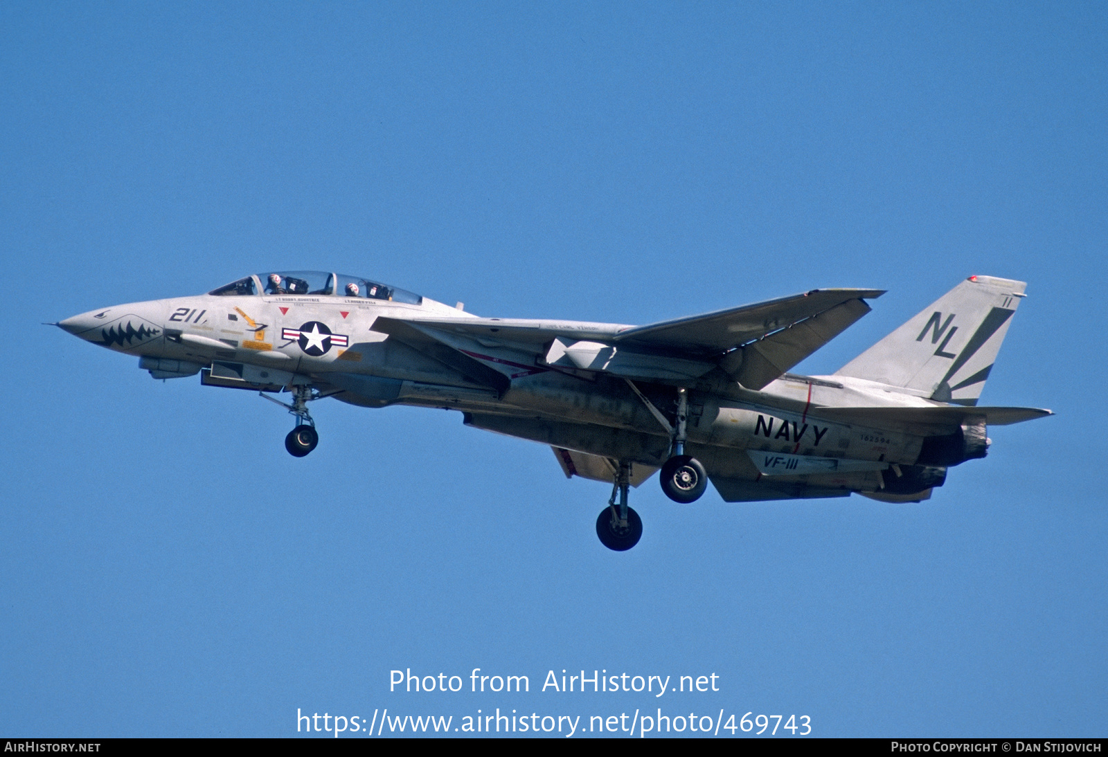 Aircraft Photo of 162594 | Grumman F-14A Tomcat | USA - Navy | AirHistory.net #469743