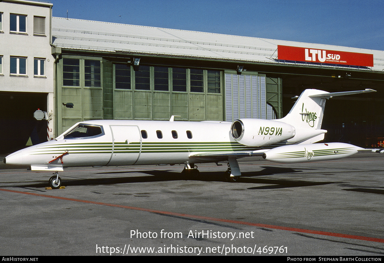 Aircraft Photo of N99VA | Gates Learjet 35A | Wings Air Transport | AirHistory.net #469761