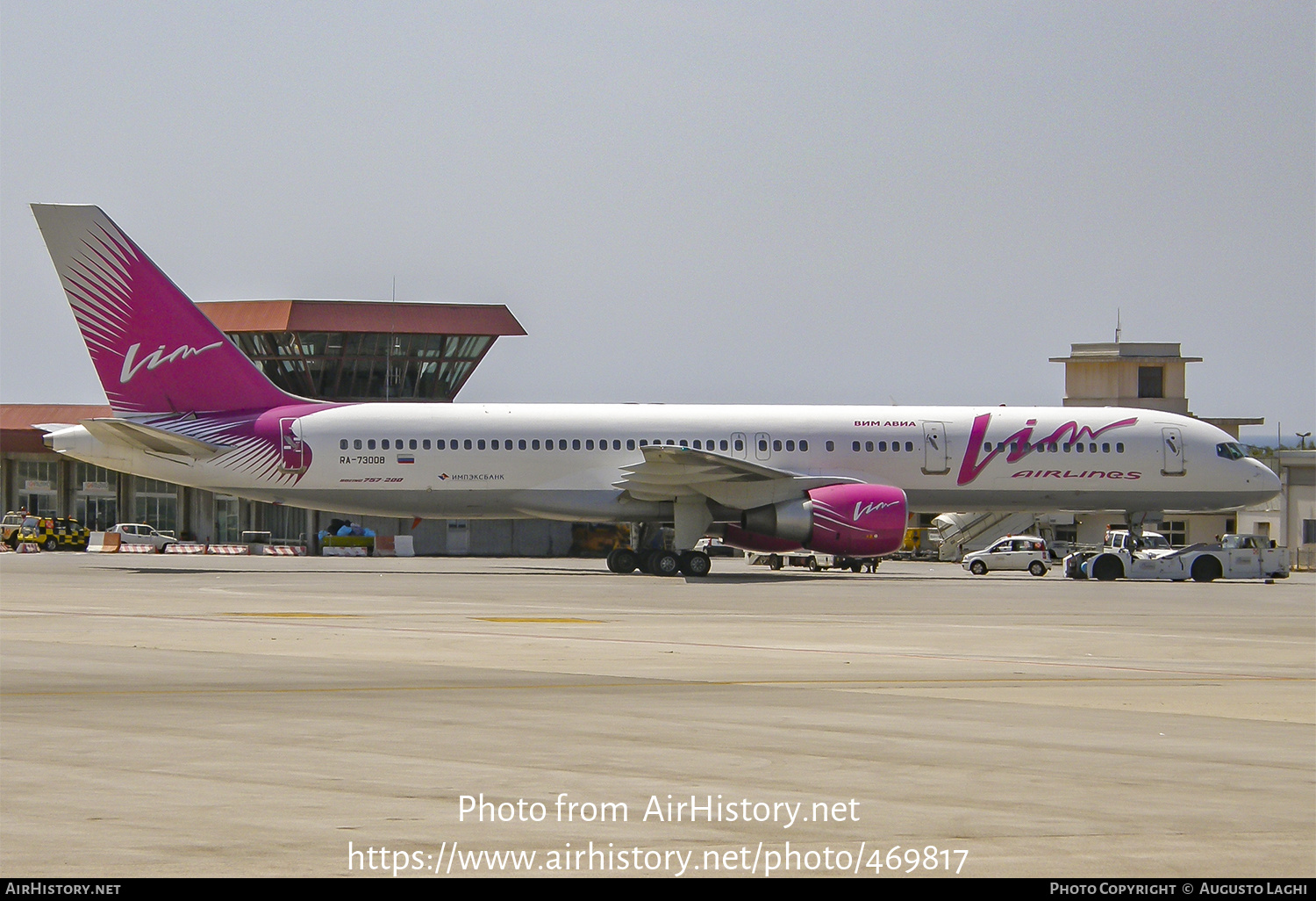 Aircraft Photo of RA-73008 | Boeing 757-230 | VIM Airlines | AirHistory.net #469817