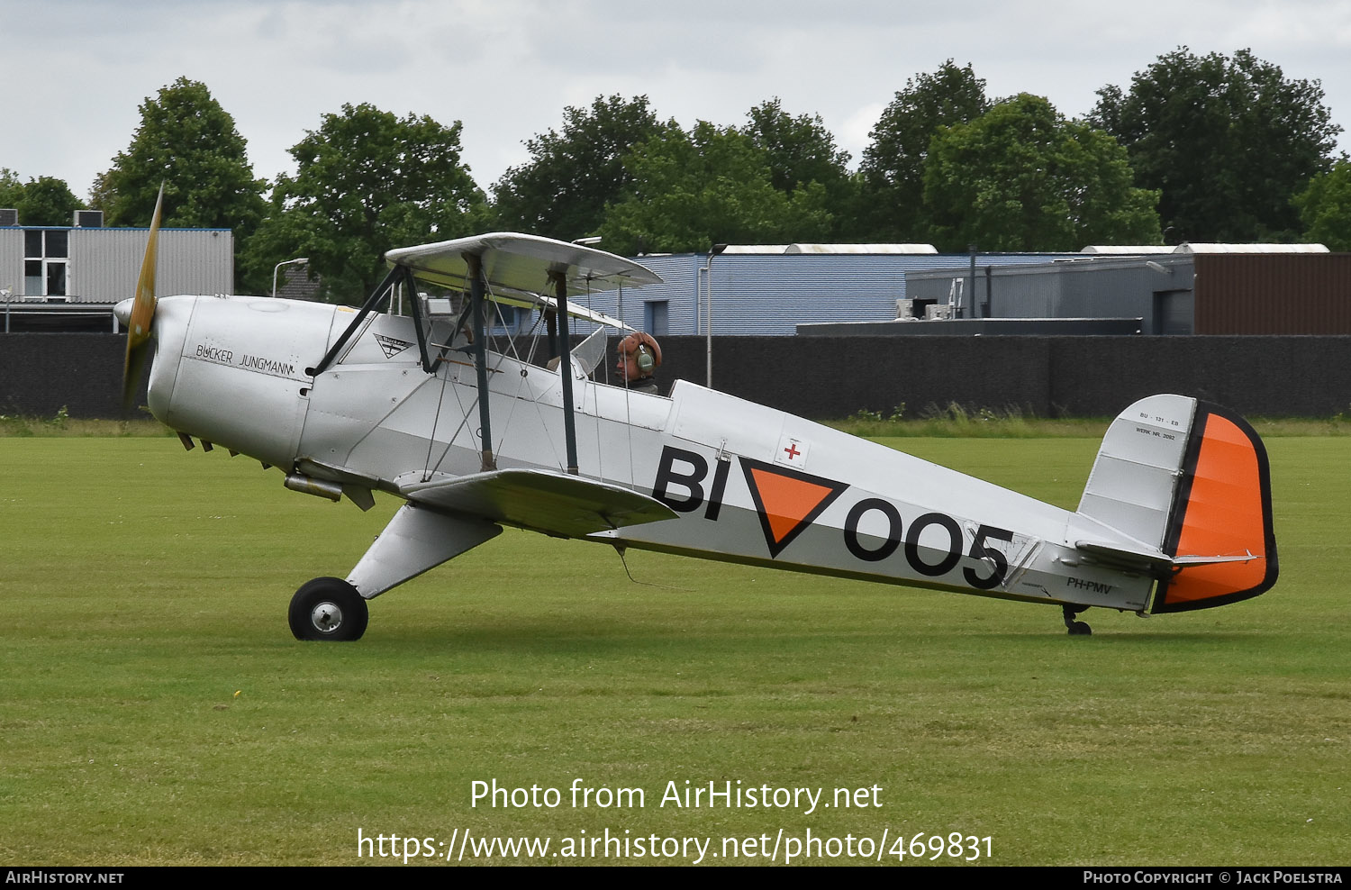 Aircraft Photo of PH-PMV / BI 005 | CASA 1.131E Jungmann | Netherlands - Air Force | AirHistory.net #469831