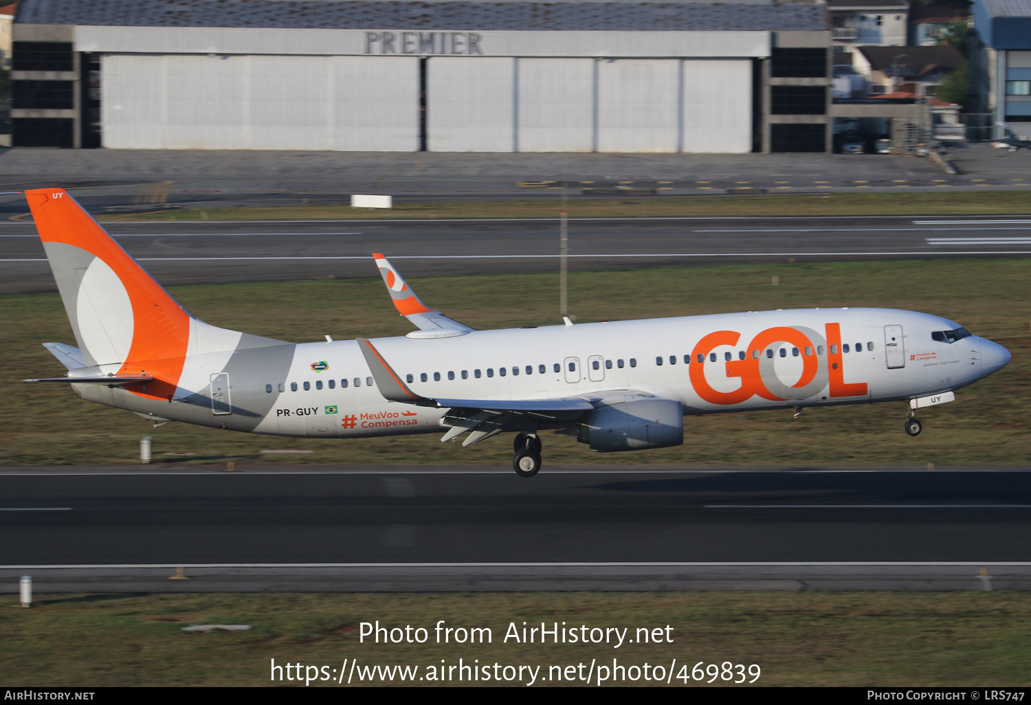 Aircraft Photo of PR-GUY | Boeing 737-8EH | GOL Linhas Aéreas | AirHistory.net #469839