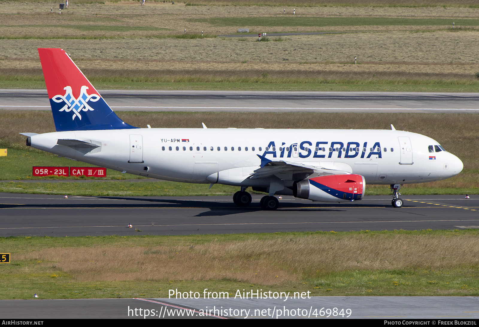 Aircraft Photo of YU-APM | Airbus A319-132 | Air Serbia | AirHistory.net #469849