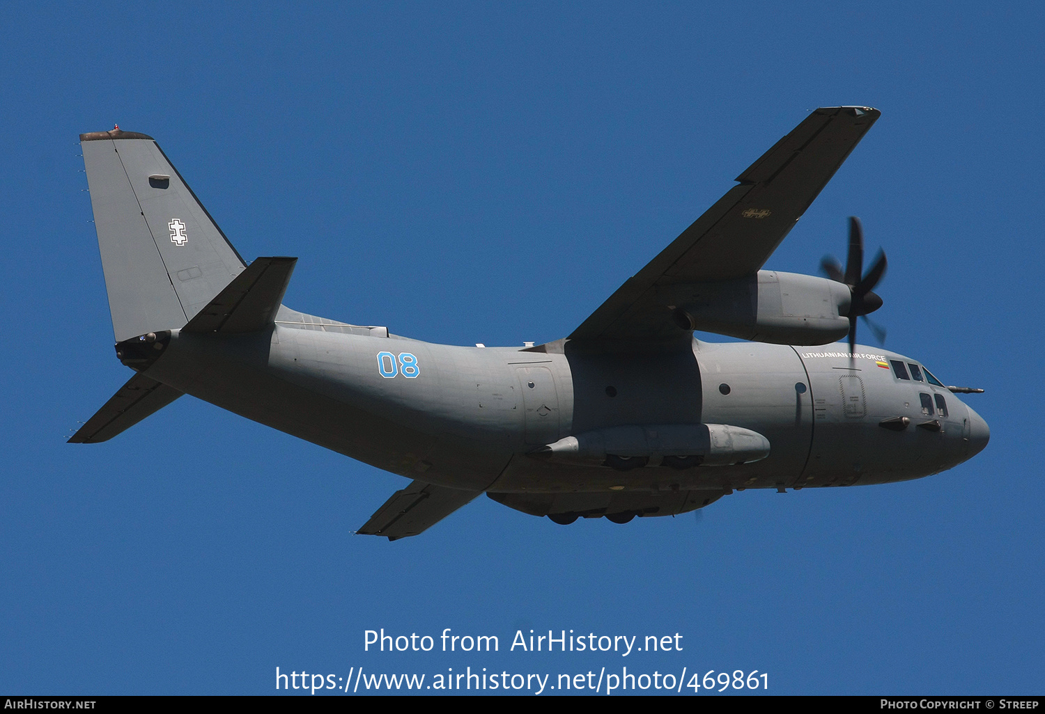 Aircraft Photo of 08 | Alenia C-27J Spartan | Lithuania - Air Force | AirHistory.net #469861