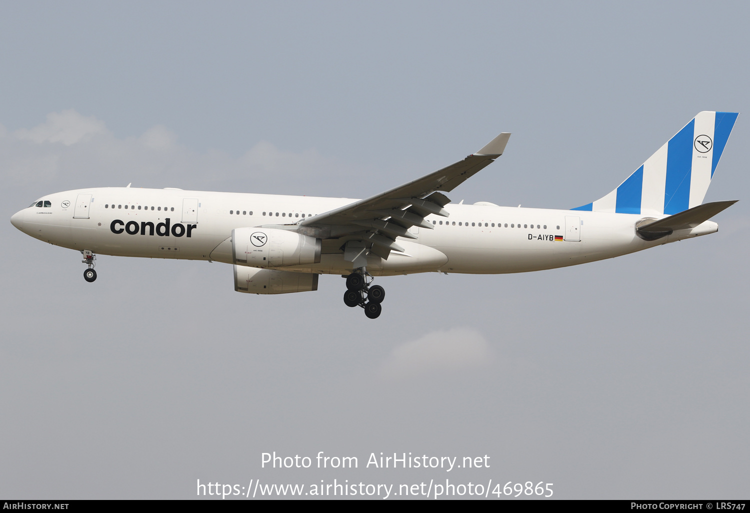 Aircraft Photo of D-AIYB | Airbus A330-243 | Condor Flugdienst | AirHistory.net #469865