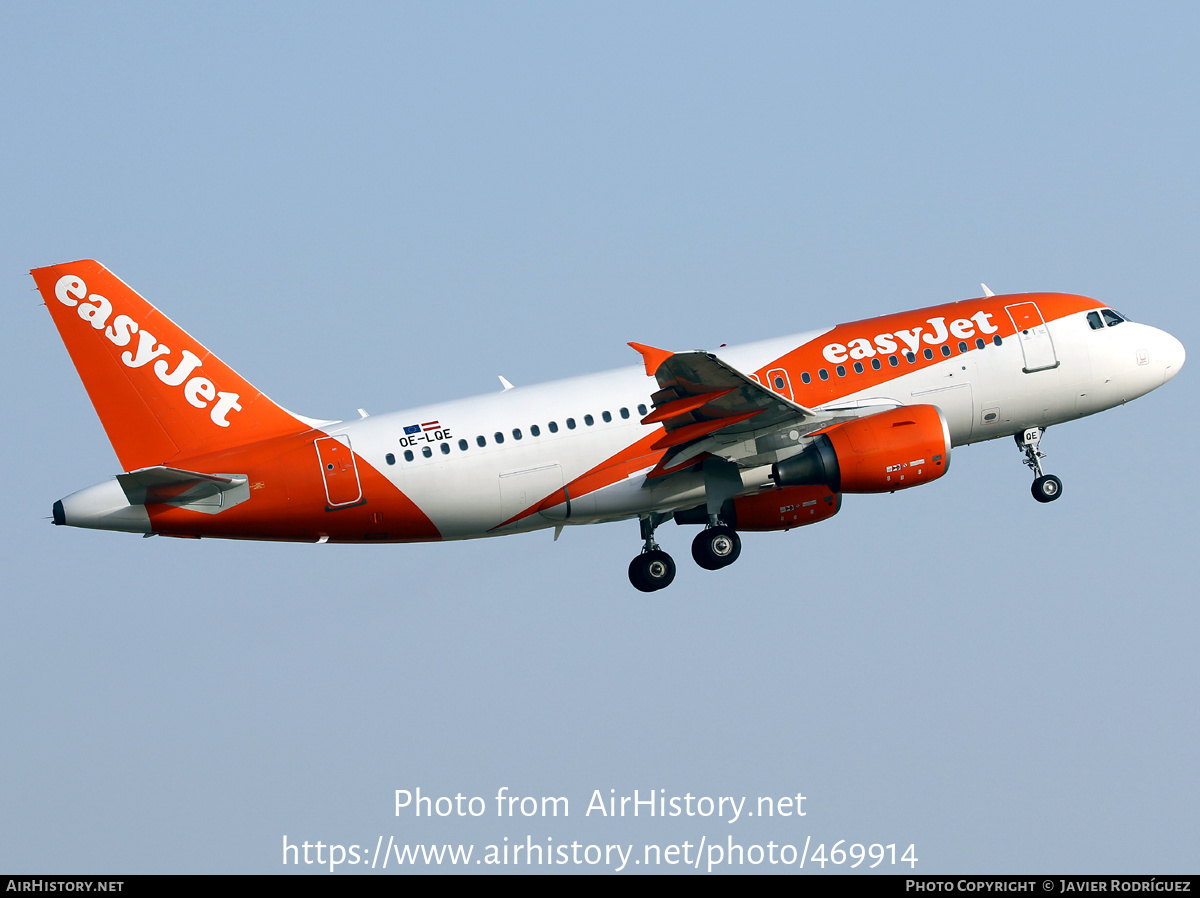 Aircraft Photo of OE-LQE | Airbus A319-111 | EasyJet | AirHistory.net #469914