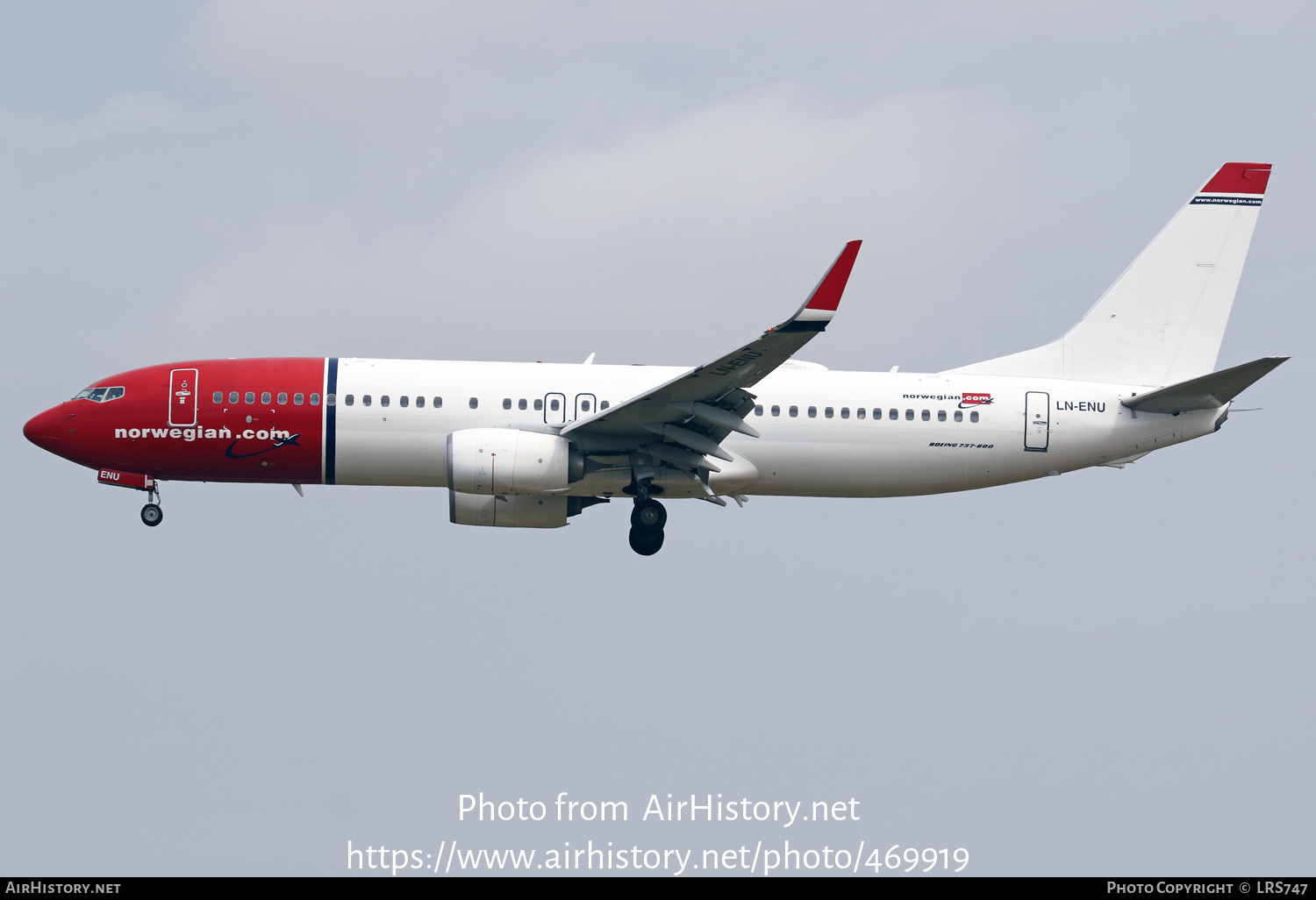 Aircraft Photo of LN-ENU | Boeing 737-8JP | Norwegian | AirHistory.net #469919