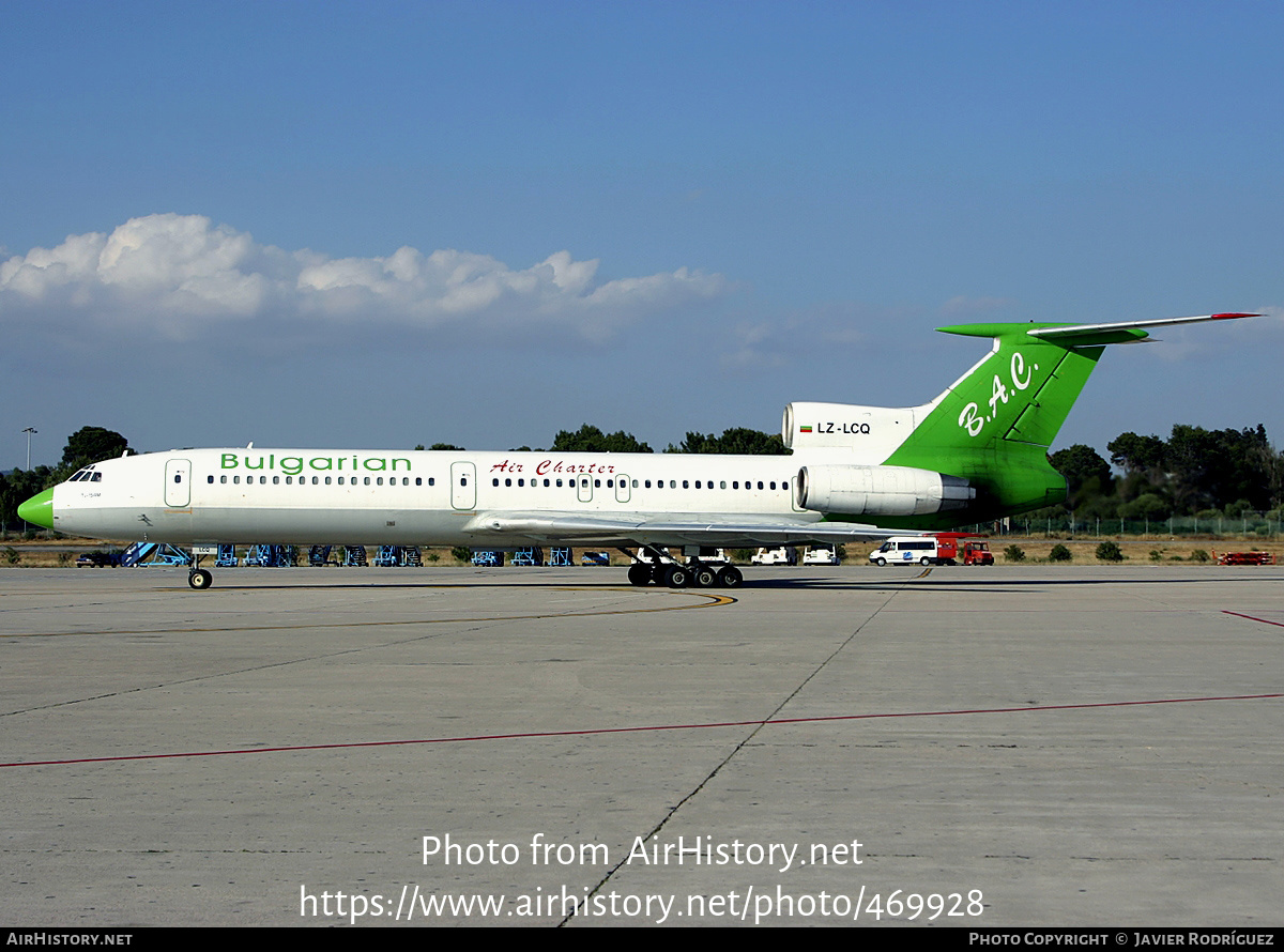 Aircraft Photo of LZ-LCQ | Tupolev Tu-154M | Bulgarian Air Charter | AirHistory.net #469928