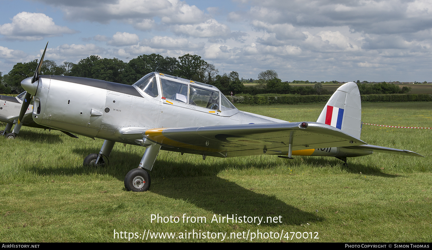 Aircraft Photo of G-ARWB / WK611 | De Havilland DHC-1 Chipmunk Mk22A | UK - Air Force | AirHistory.net #470012