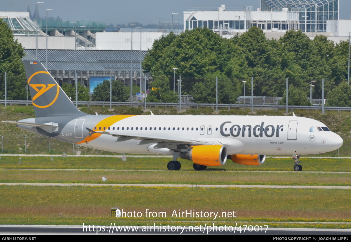 Aircraft Photo of D-AICR | Airbus A320-214 | Condor Flugdienst | AirHistory.net #470017